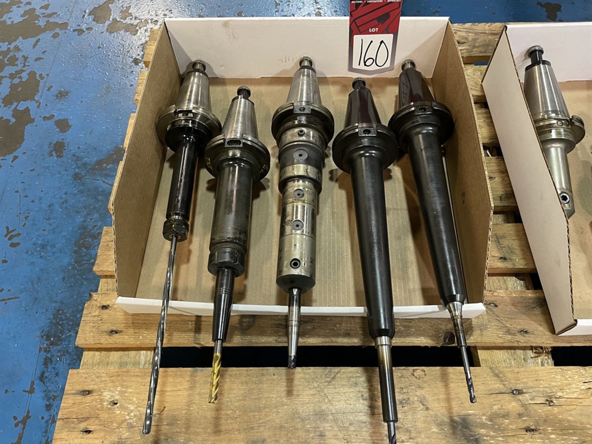 Lot of (5) CAT50 Tool Holders