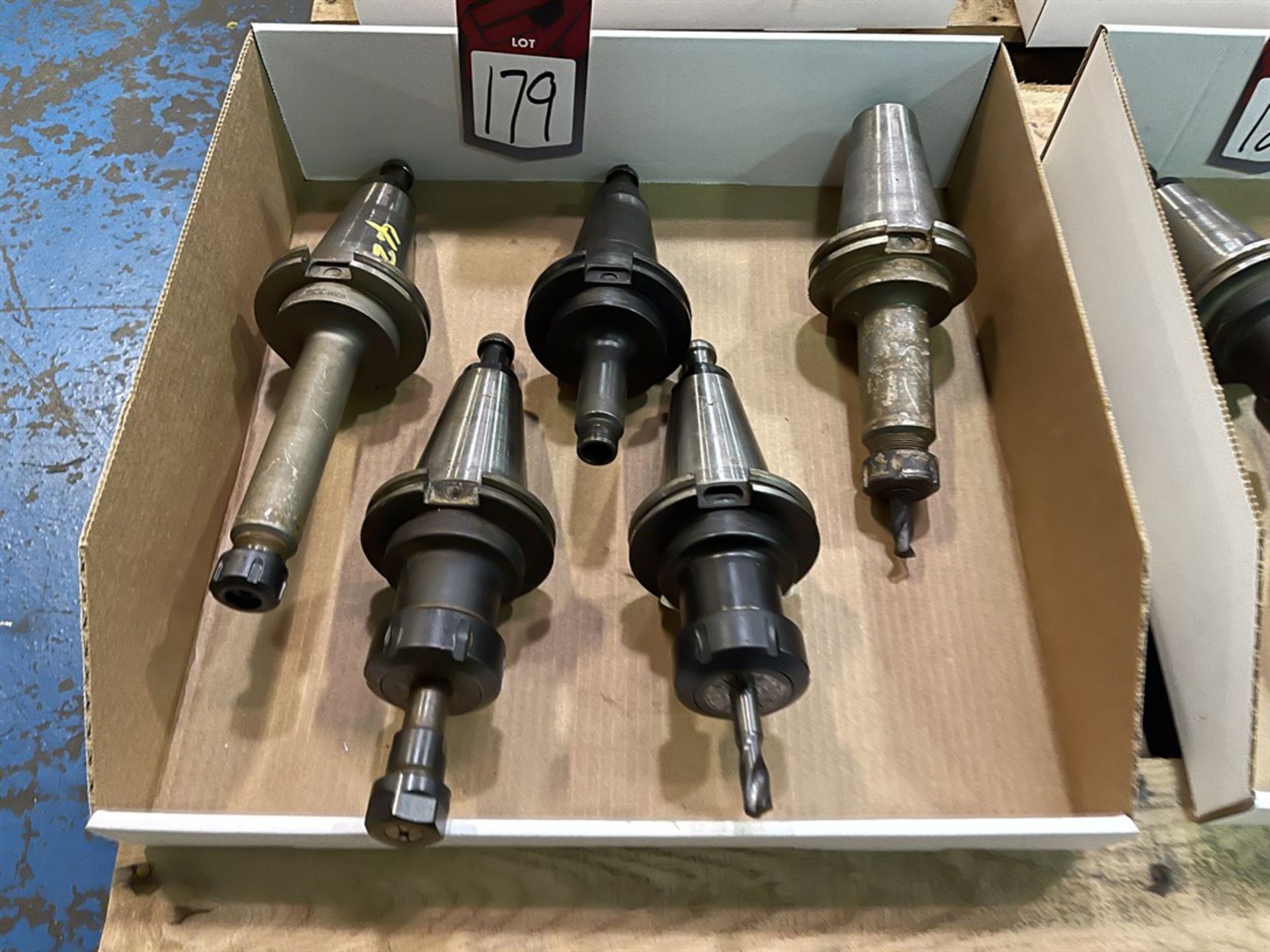 Lot of (5) CAT50 Tool Holders