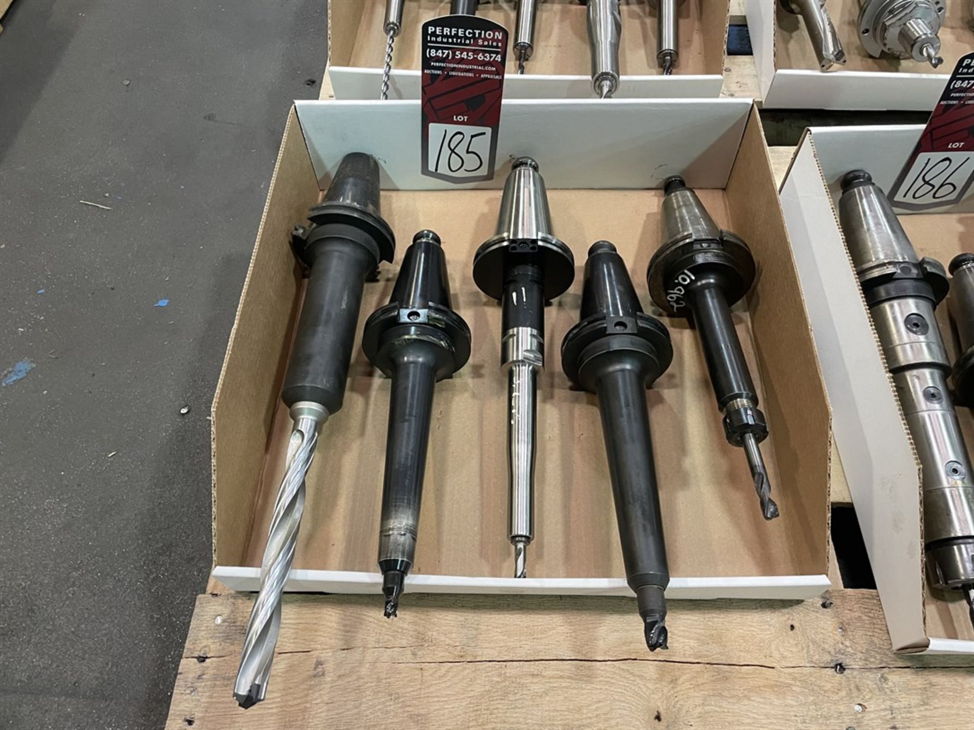 Lot of (5) CAT50 Tool Holders