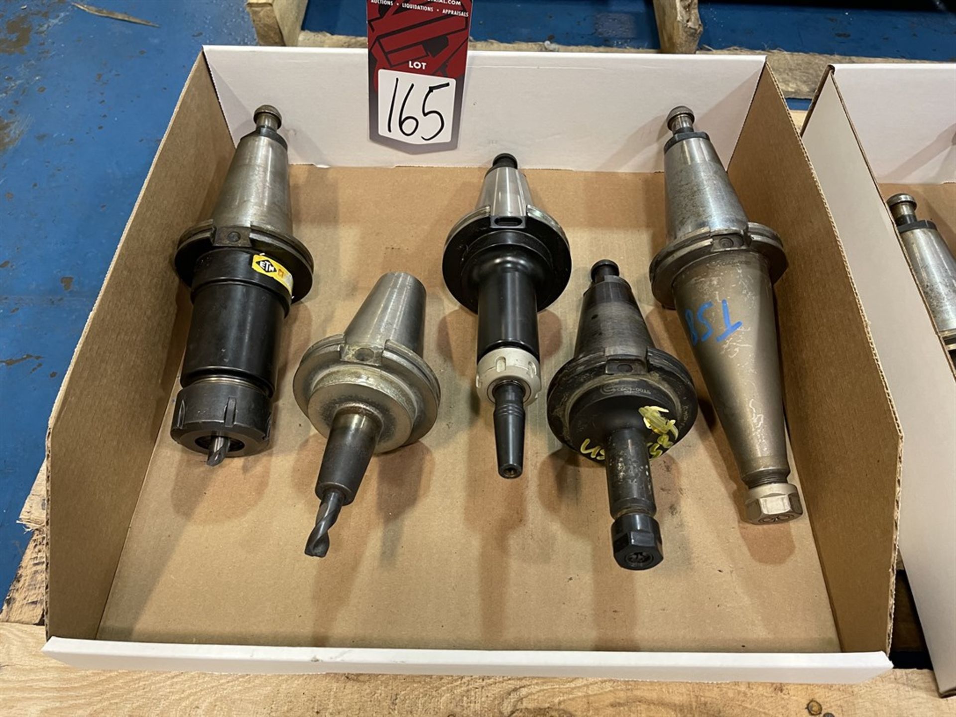 Lot of (5) CAT50 Tool Holders