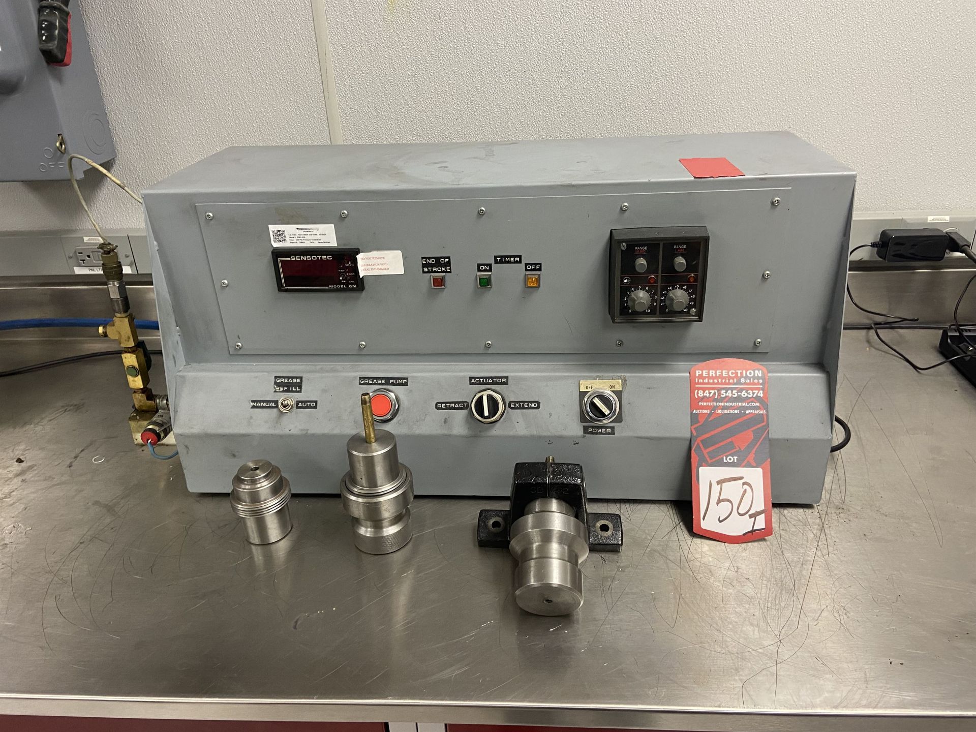Lot of (2) 4" Pressure Relief Valve Testers