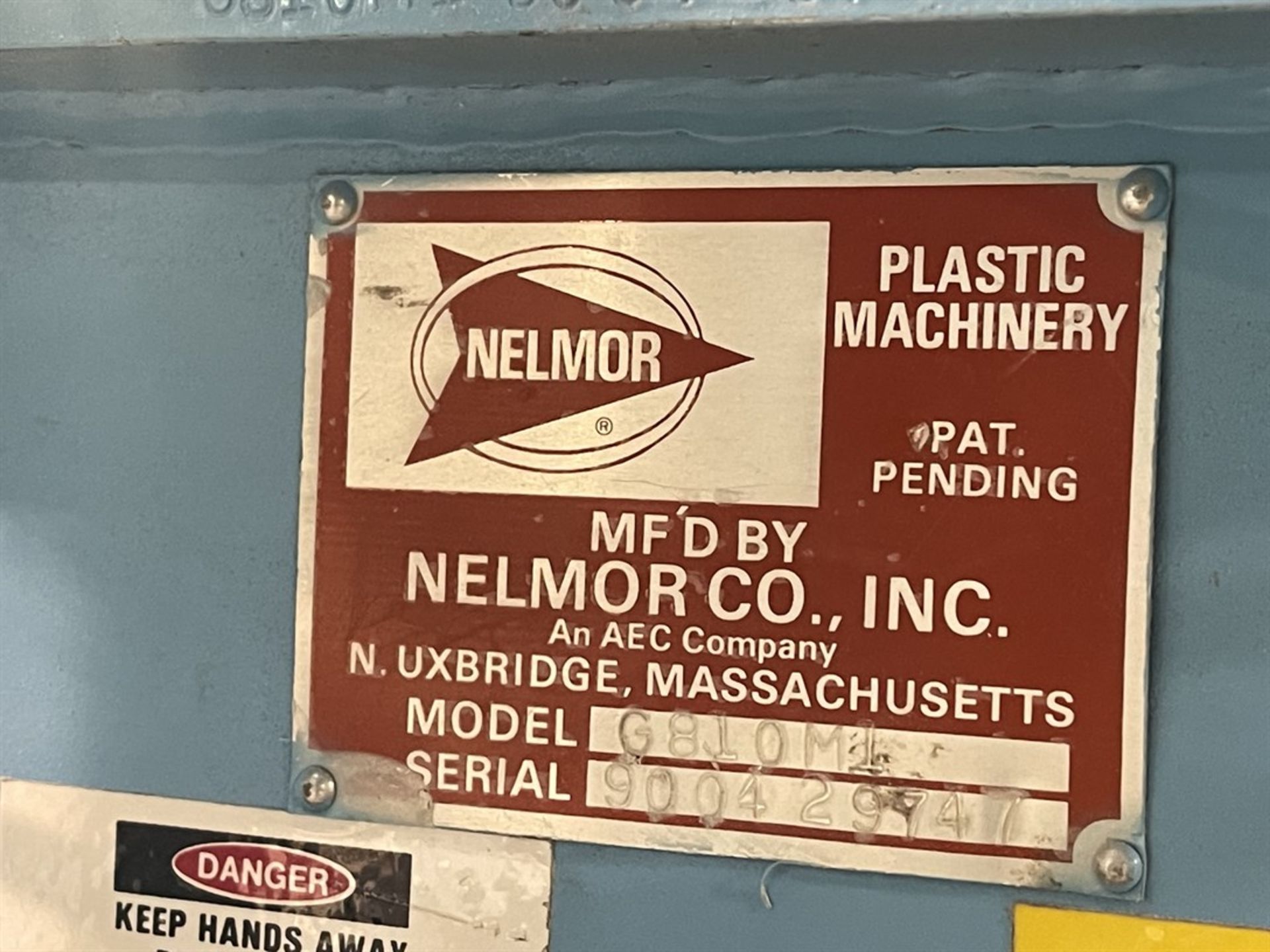 Vacuum System w/ Nelmor G810M1 Granulator, s/n 900429747 - Image 4 of 4