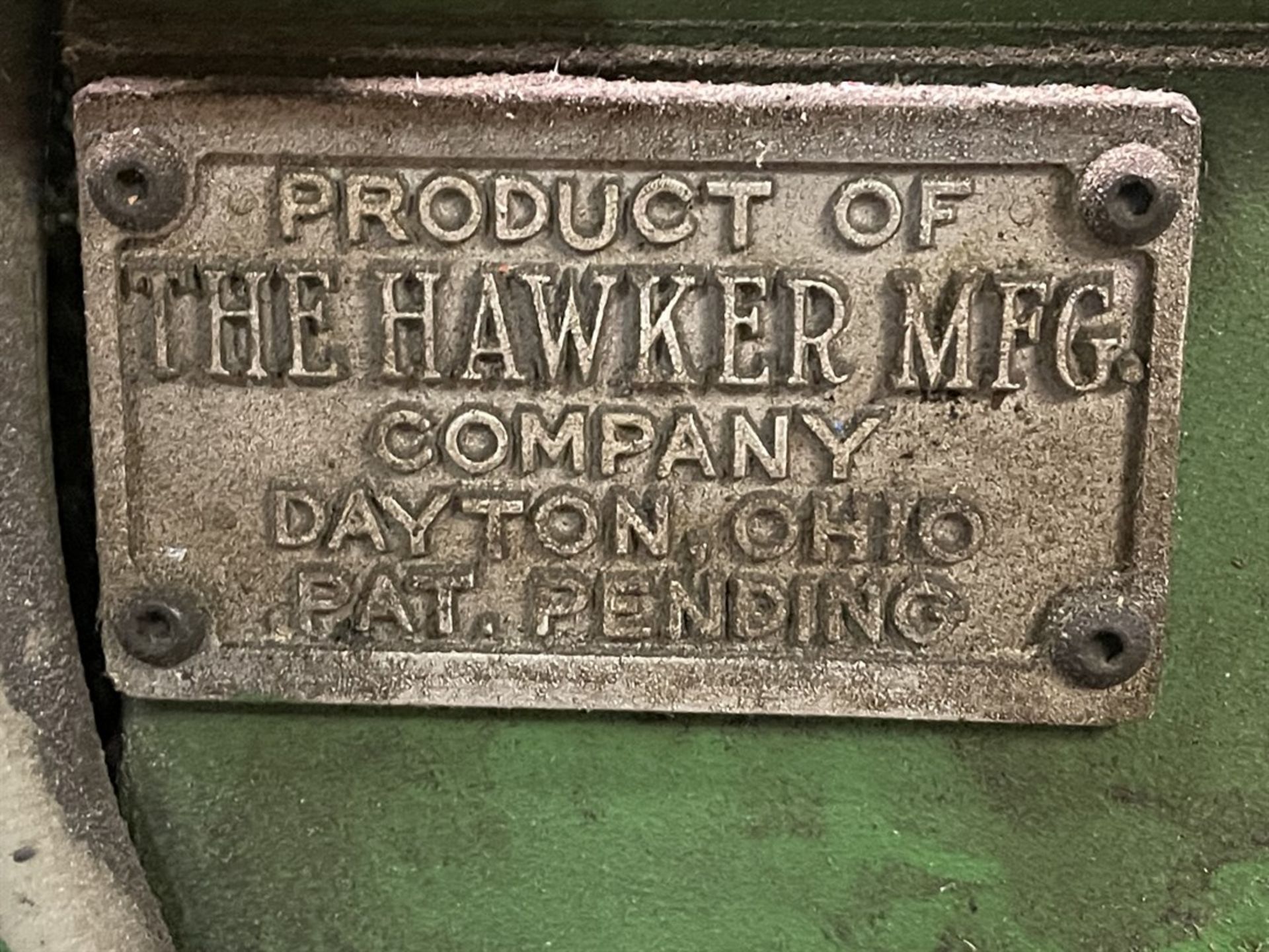 Hawker Dowling Machine, Pedestal Control, - Image 6 of 6