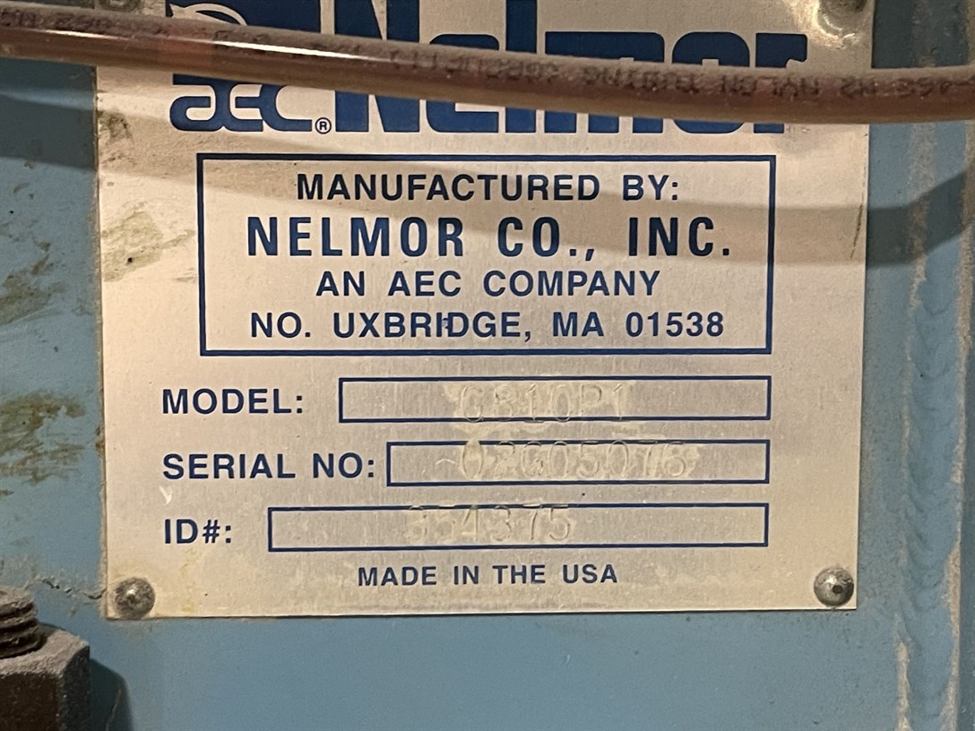 Vacuum System w/ Nelmor G810P1 Granulator, s/n 02G25076 - Image 4 of 4