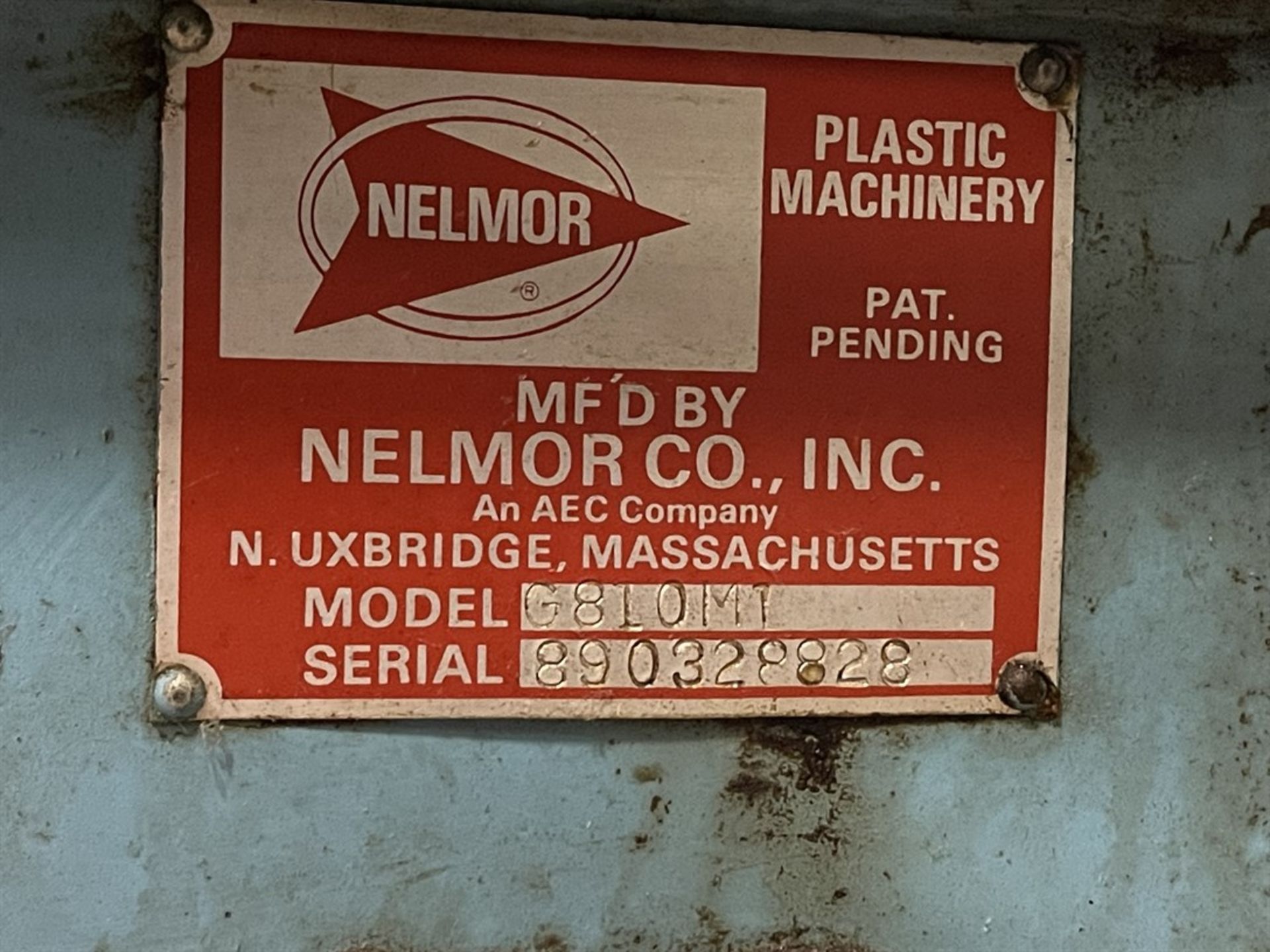 Vacuum System w/ Nelmor G810M1 Granulator, s/n 890328828 - Image 4 of 4