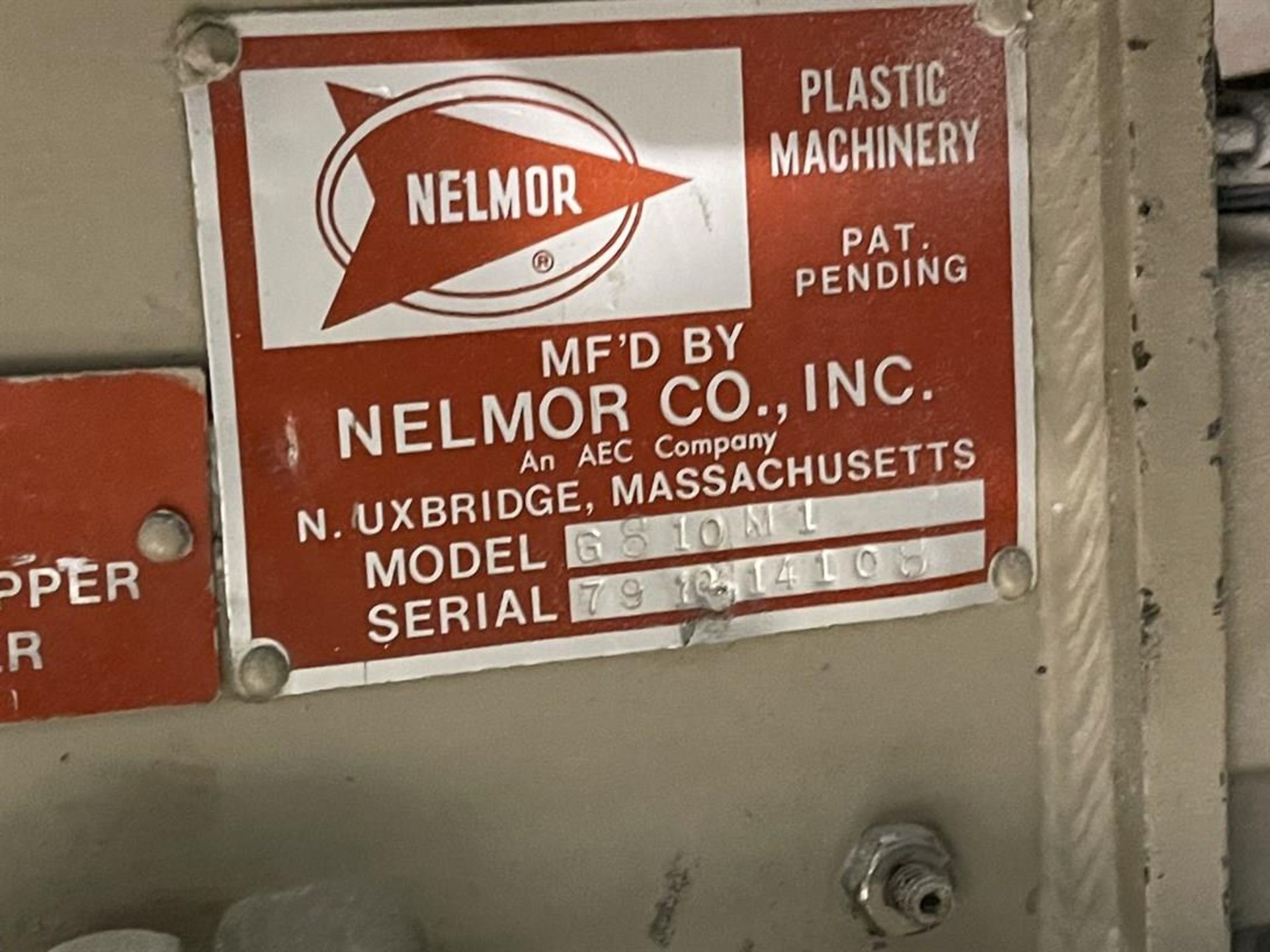 Vacuum System w/ Nelmor G810M1 Granulator, s/n 791014108 - Image 4 of 4