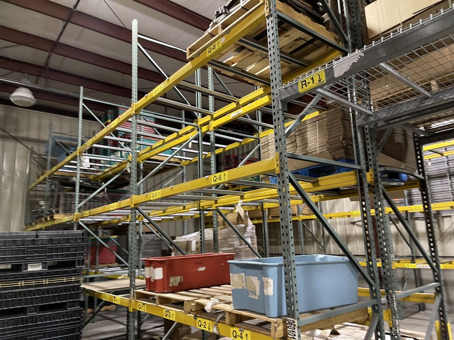 Lot of (9) Sections of Pallet Racking, (5) 16' Uprights, (5) 18' Uprights, 8' Crossbeams, 42" Deep - Image 3 of 3