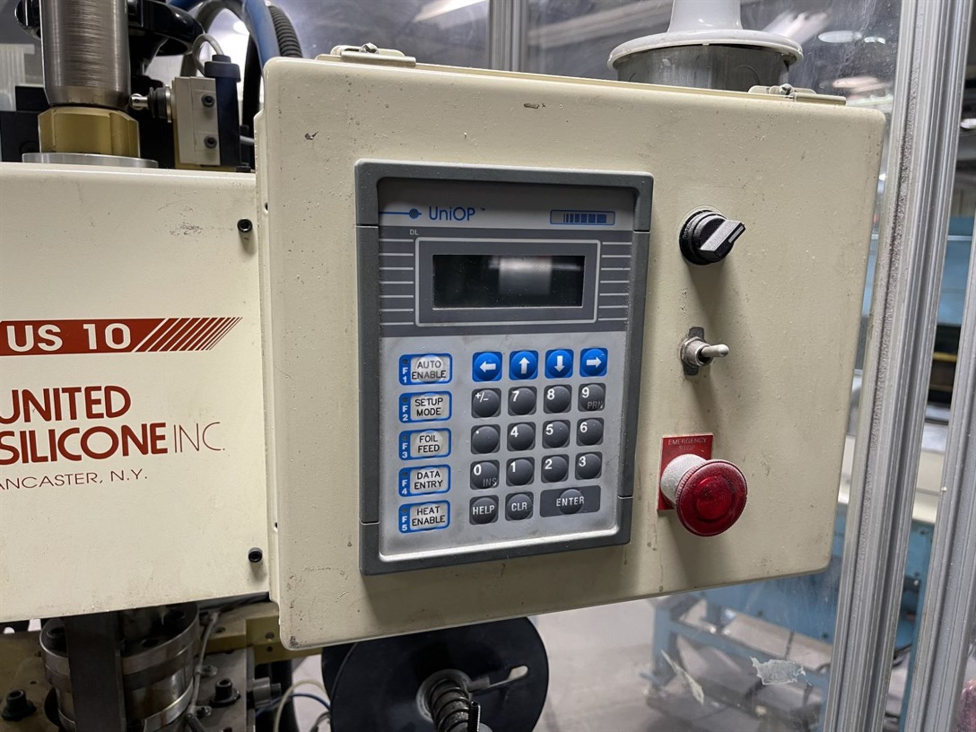 United Silicone US10 Stamping Machine, s/n 237471-1297, w/ UniOp Control - Image 4 of 6