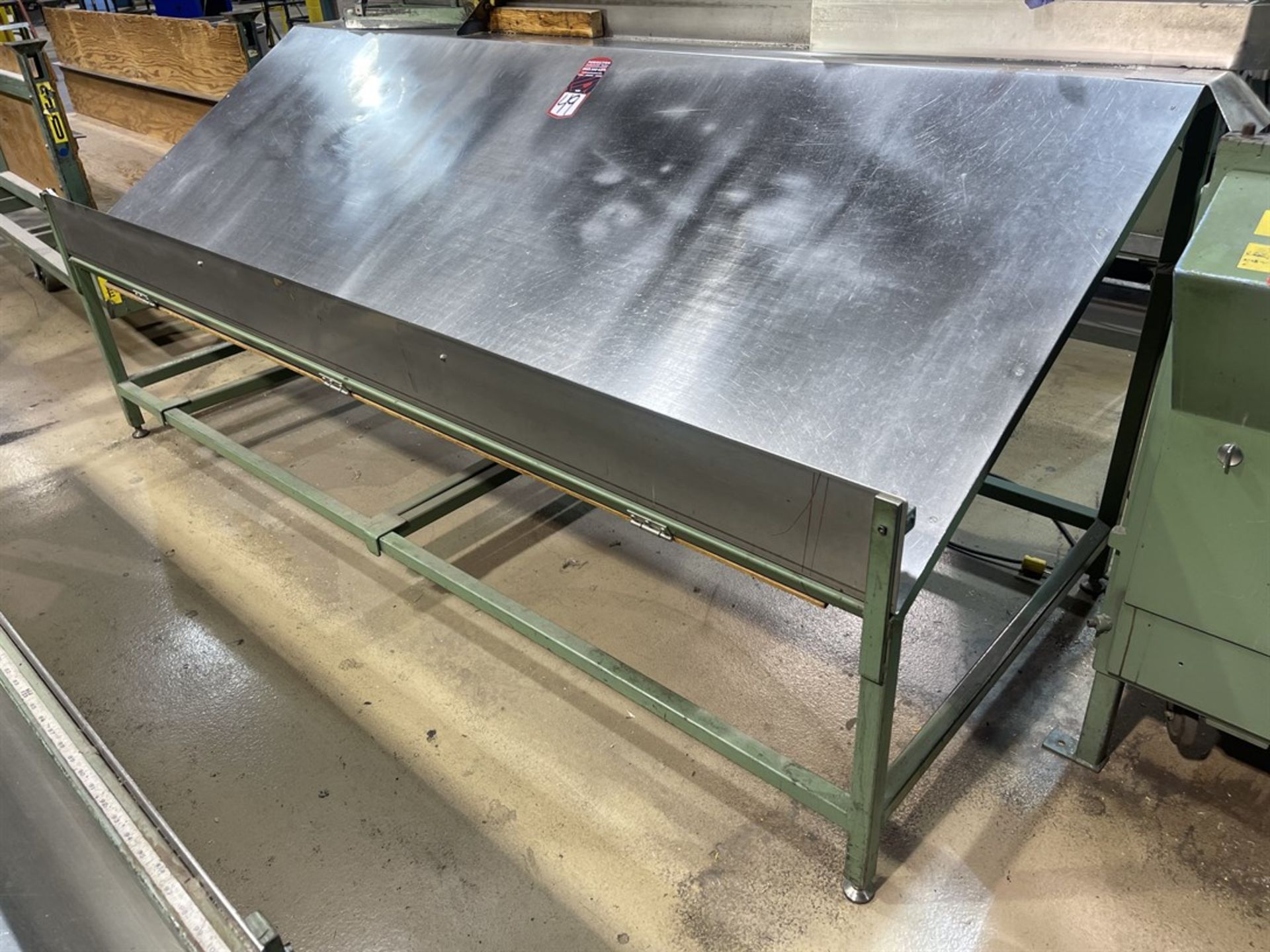 Slanted Stainless Loader Table, 102"