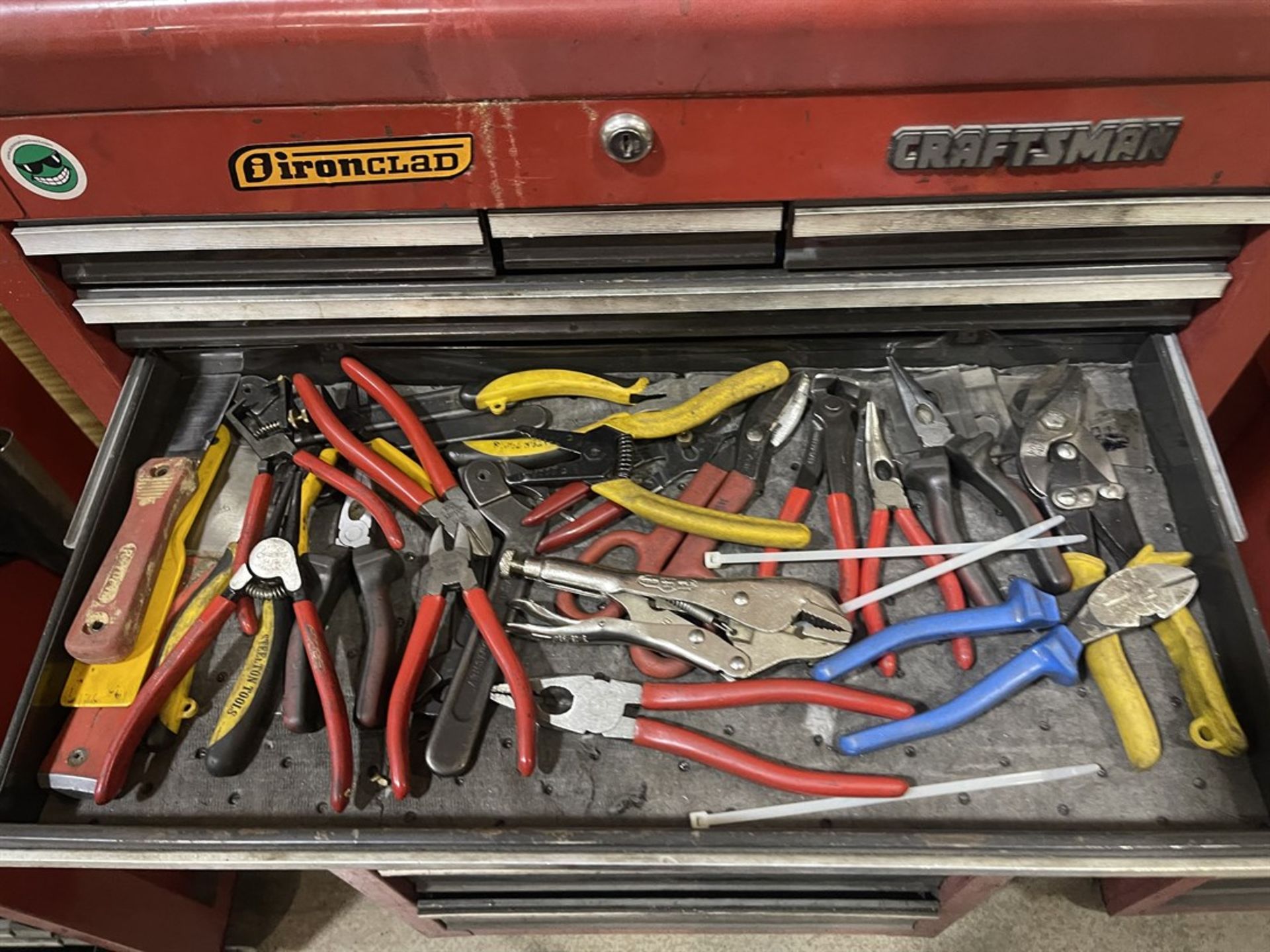 Craftsman Rolling Tool Chest w/ Contents Including Assorted Hand Tools - Image 5 of 7