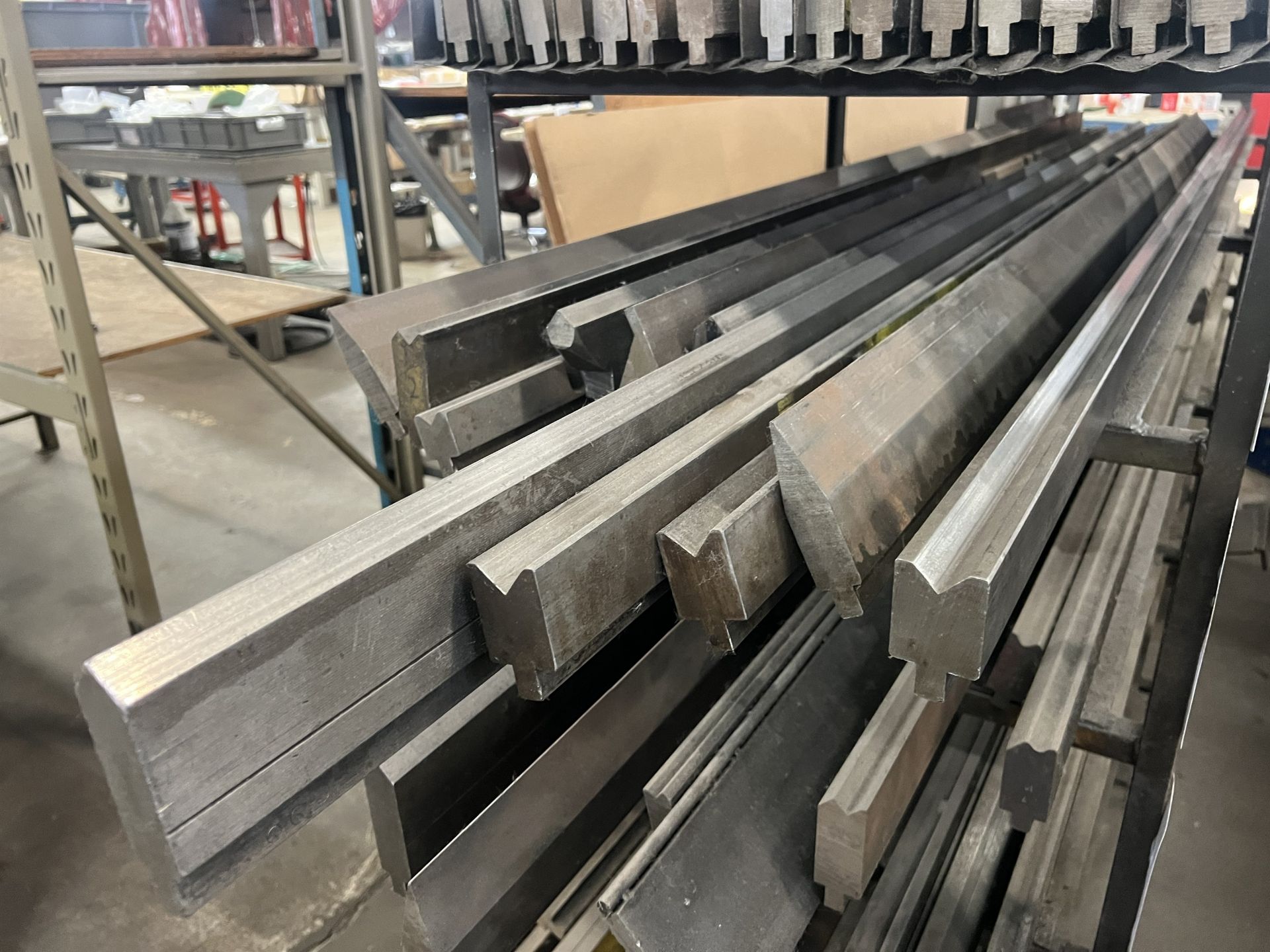 Lot Comprising (1) Shelf of Press Brake Tooling