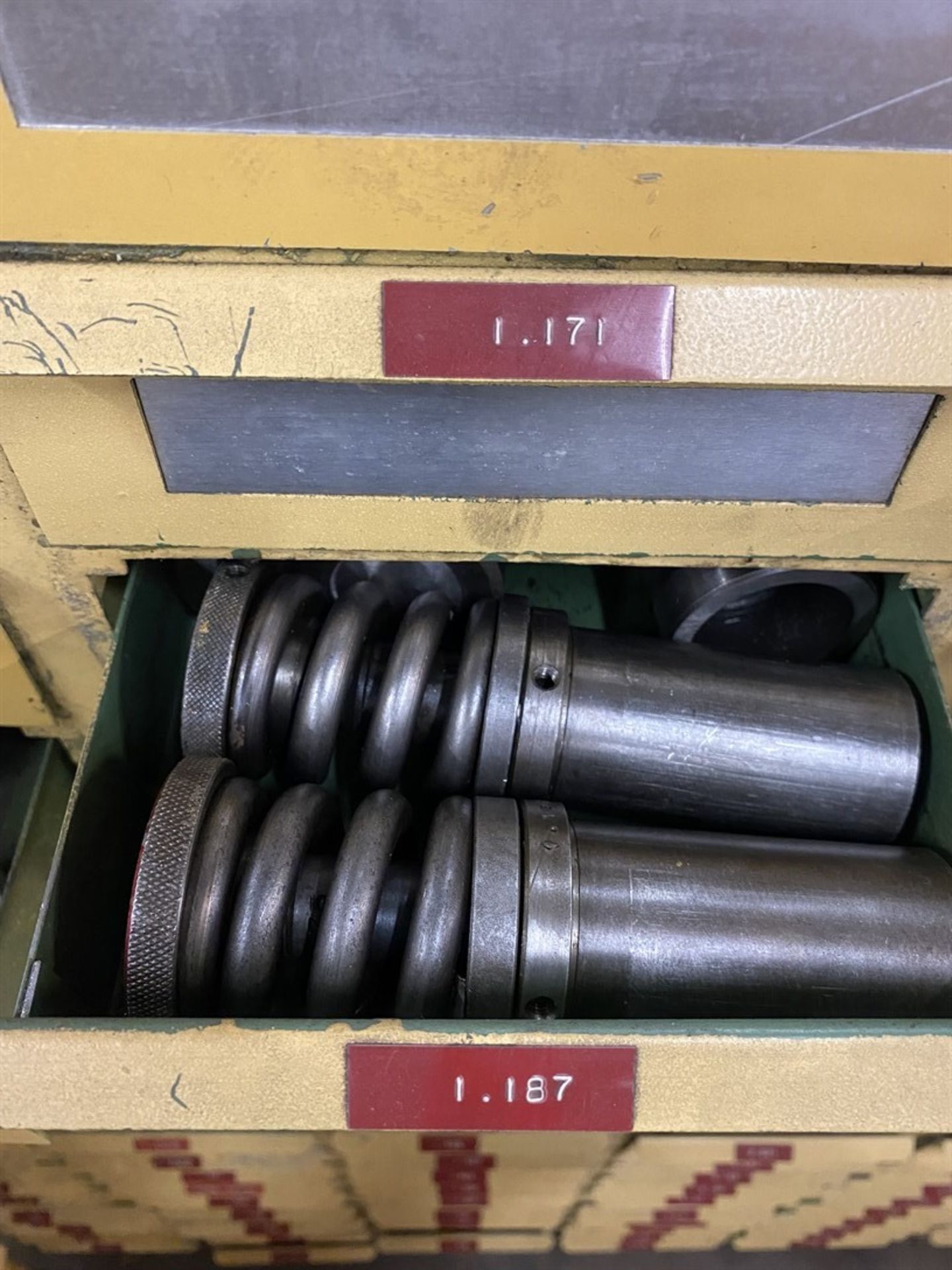 Lot of (1) Cabinet Comprising Punches and Dies - Image 2 of 3