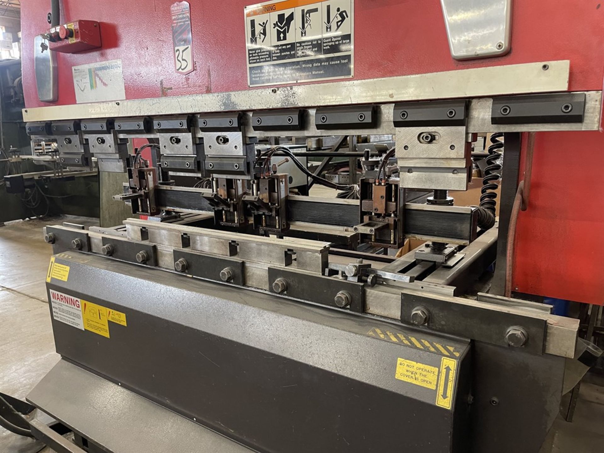 AMADA RG-50 Hydraulic Press Brake, s/n 509931, 55 Ton Capacity, 78.8” Bed Length, 82.1” Max - Image 3 of 9