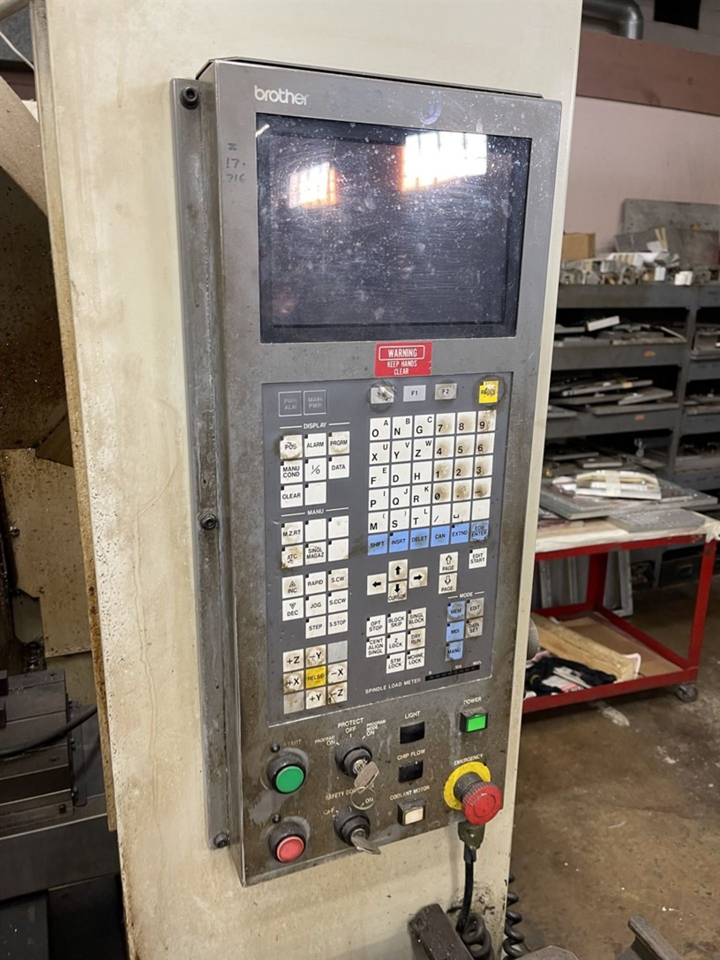 BROTHER TC-227 CNC Drilling & Tapping Center, s/n 111764, CNC 520 Control, 16.5” X, 11.8” Y, 9.8” Z, - Image 8 of 9