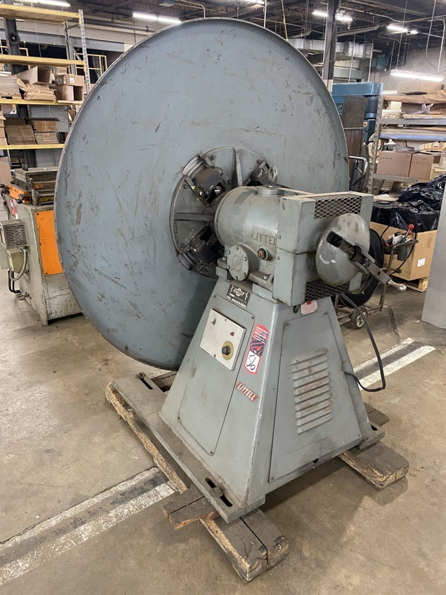 LITTELL 40-24 Auto-Centering Reel, s/n S-1893-76, 4000 Lb. Capacity - Image 2 of 5