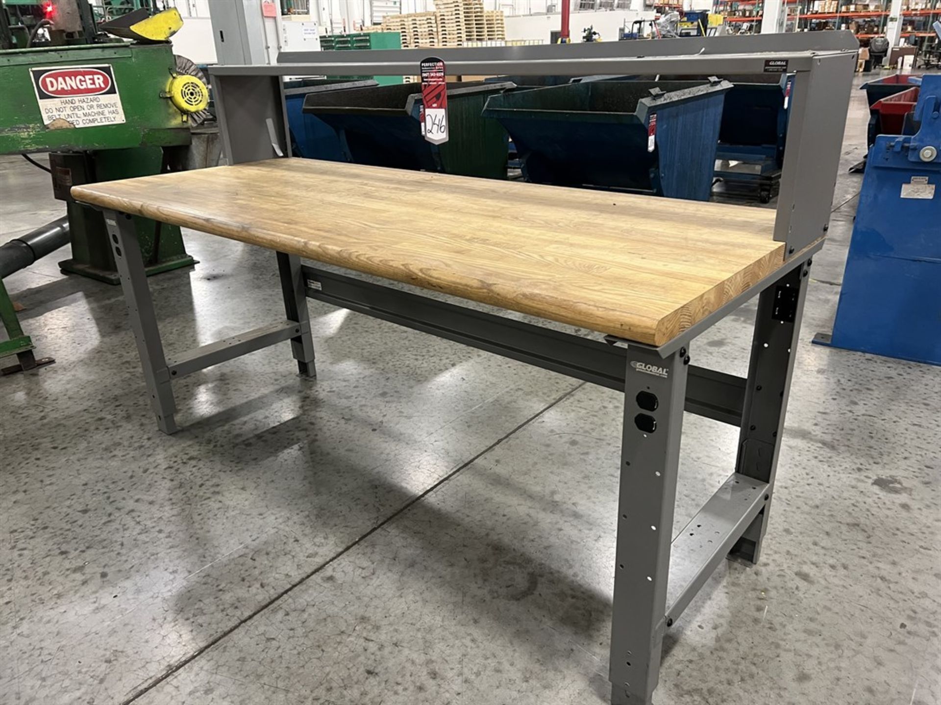 Wood Top Work Bench, 72" x 30" - Image 2 of 2