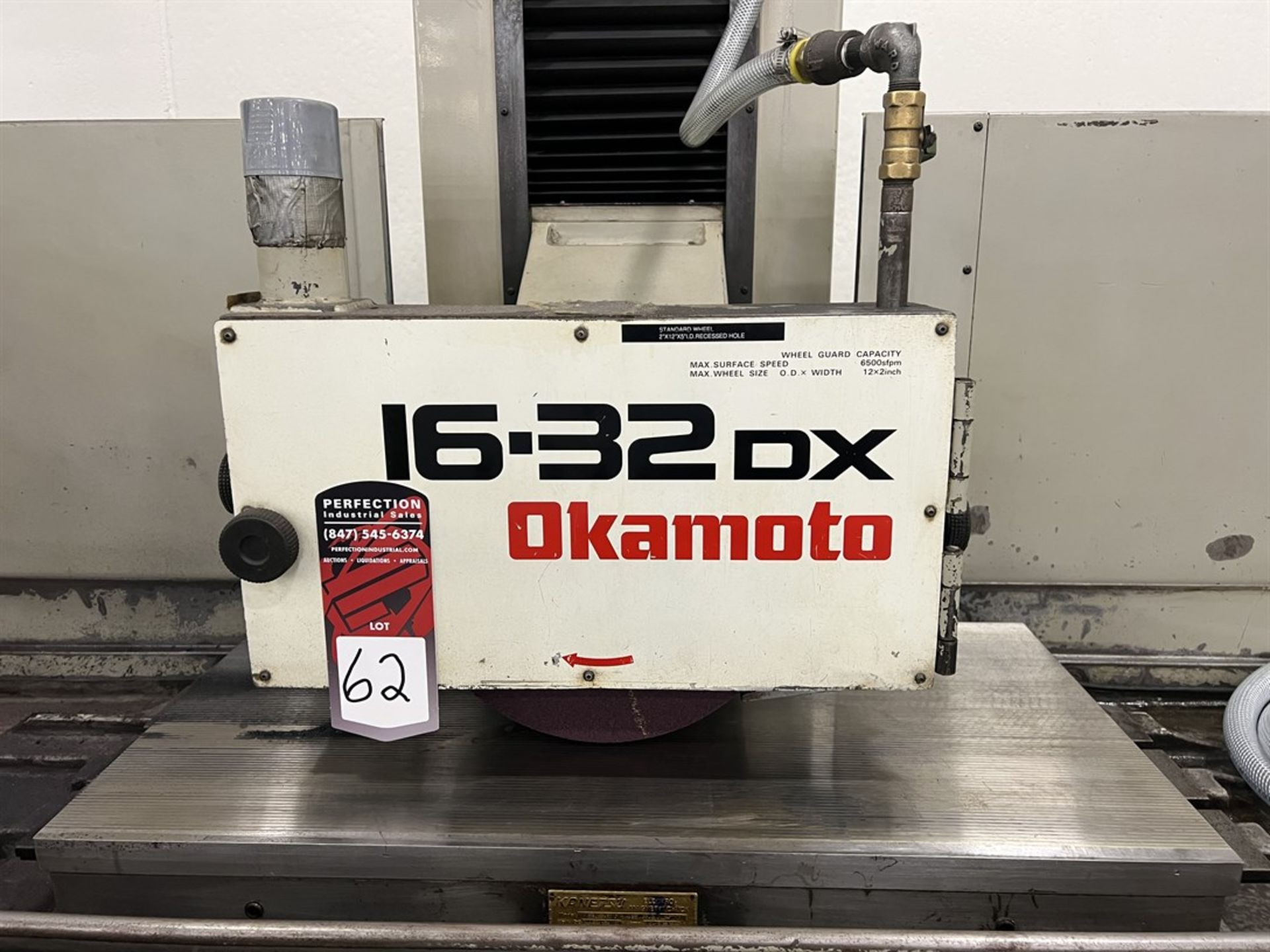 OKAMOTO ACC-1632DX Surface Grinder, s/n 98197, w/ SERIES DX Incremental Downfeed, 32”x 16” - Image 5 of 8