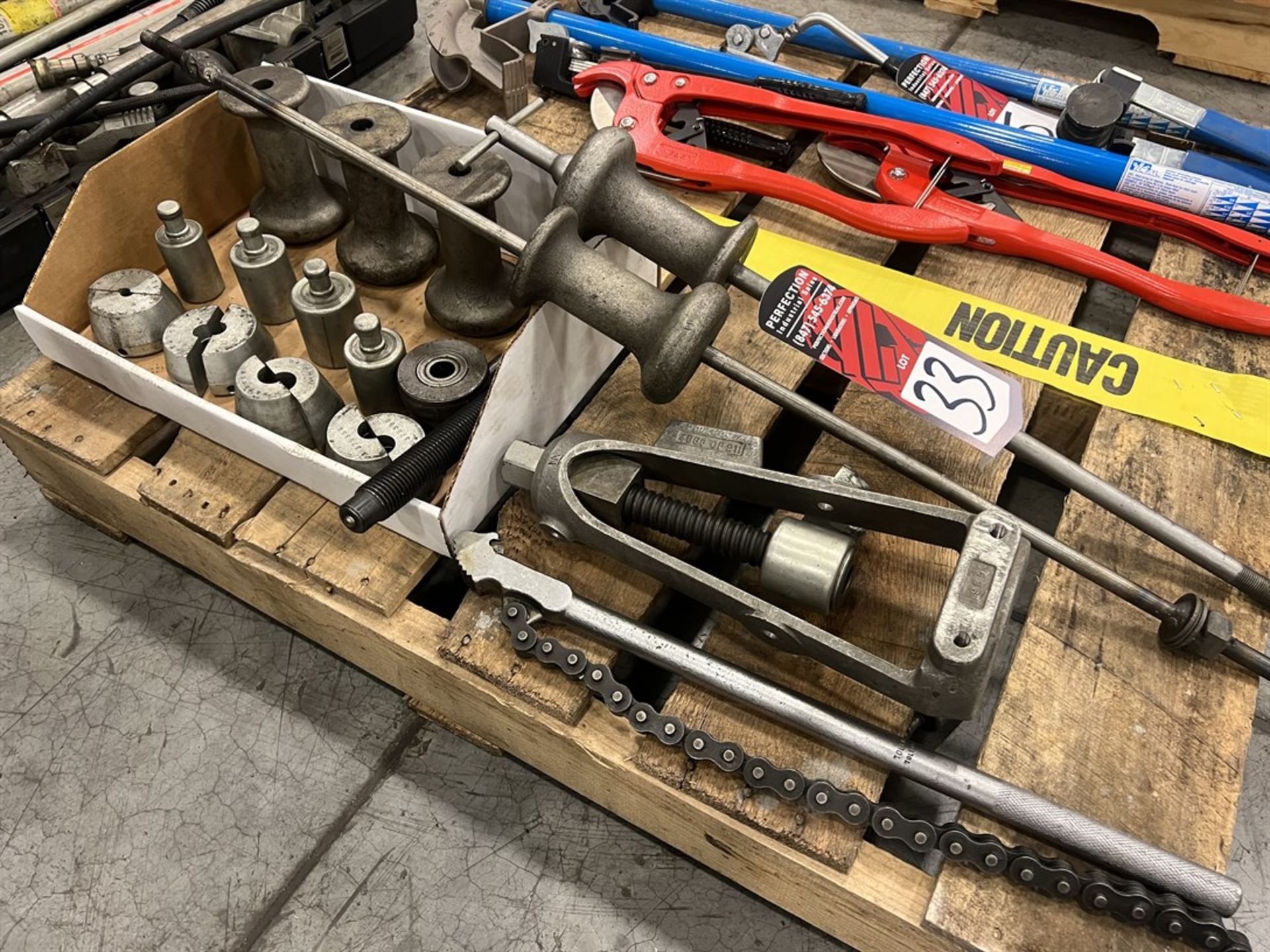 Lot of Slide Hammers and Dent Pullers