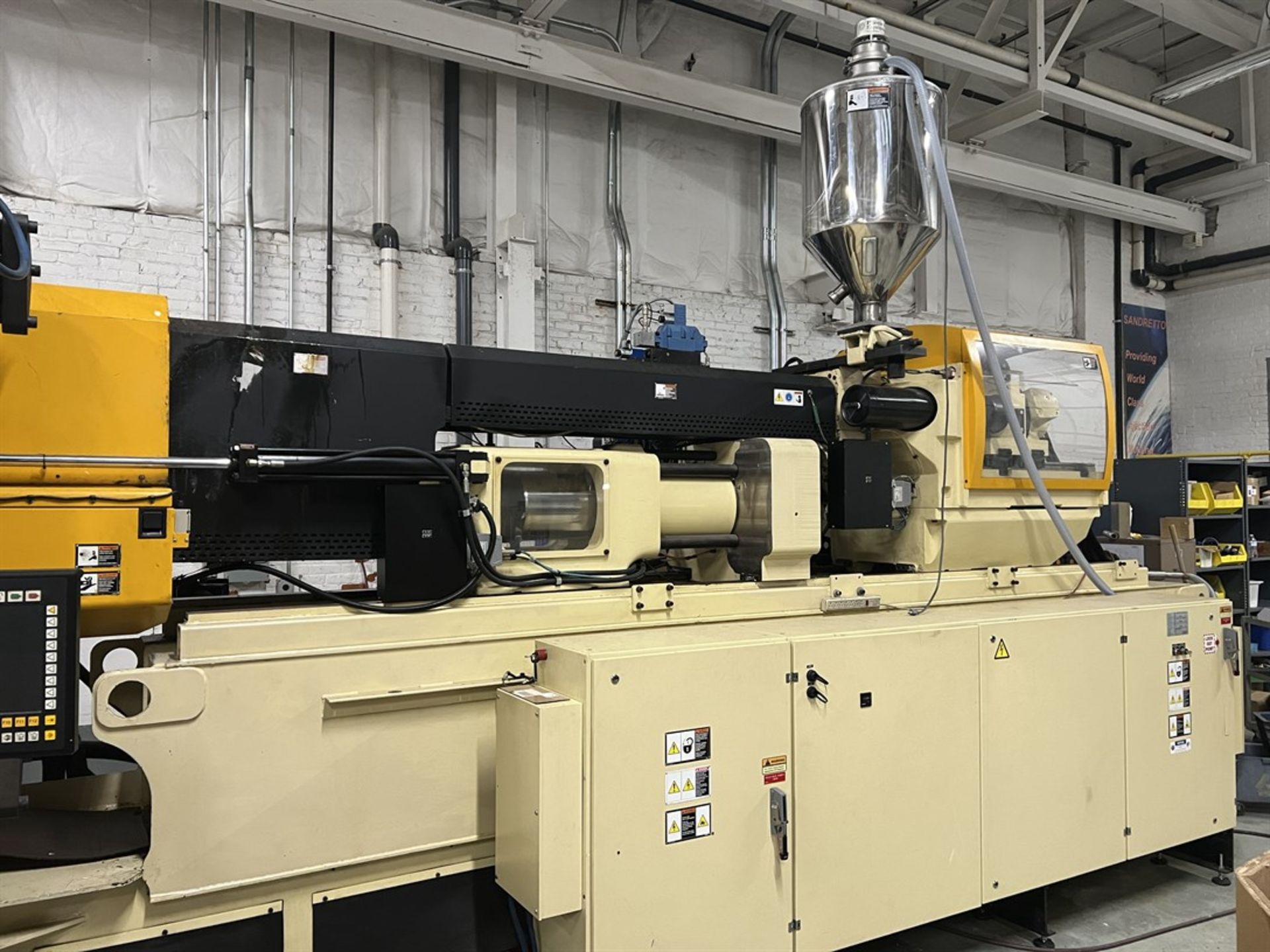 2008 HUSKY HYLECTRIC 500 HL500PKG P100/80E100 Injection Molding Machine, s/n 4013687, w/ 500 Ton - Image 8 of 13