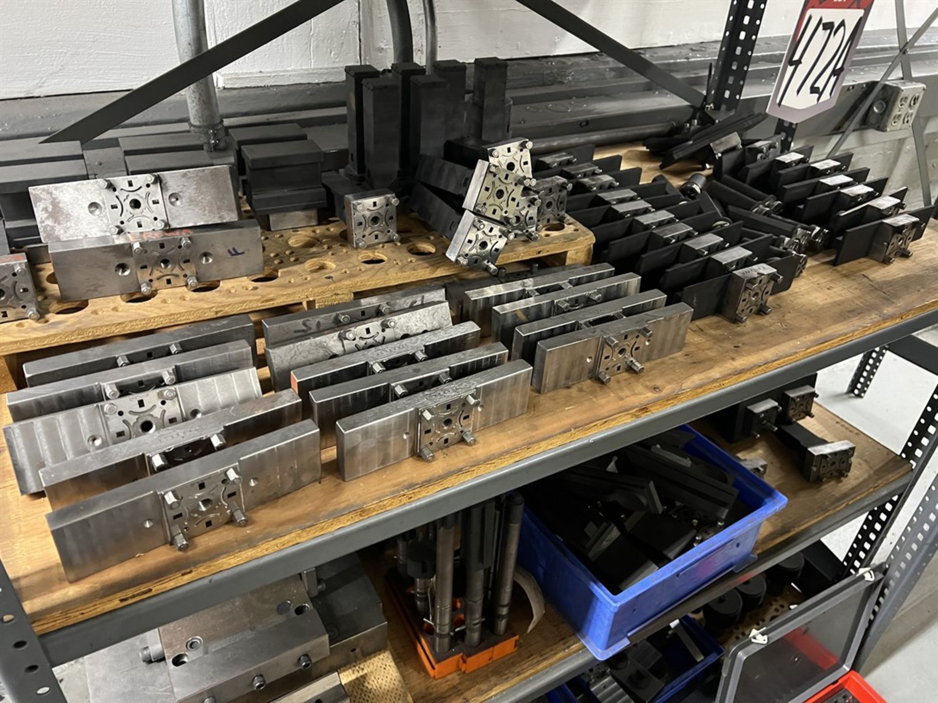 Rack of Assorted EROWA EDM Tooling, Fixtures, and Electrodes - Image 3 of 5