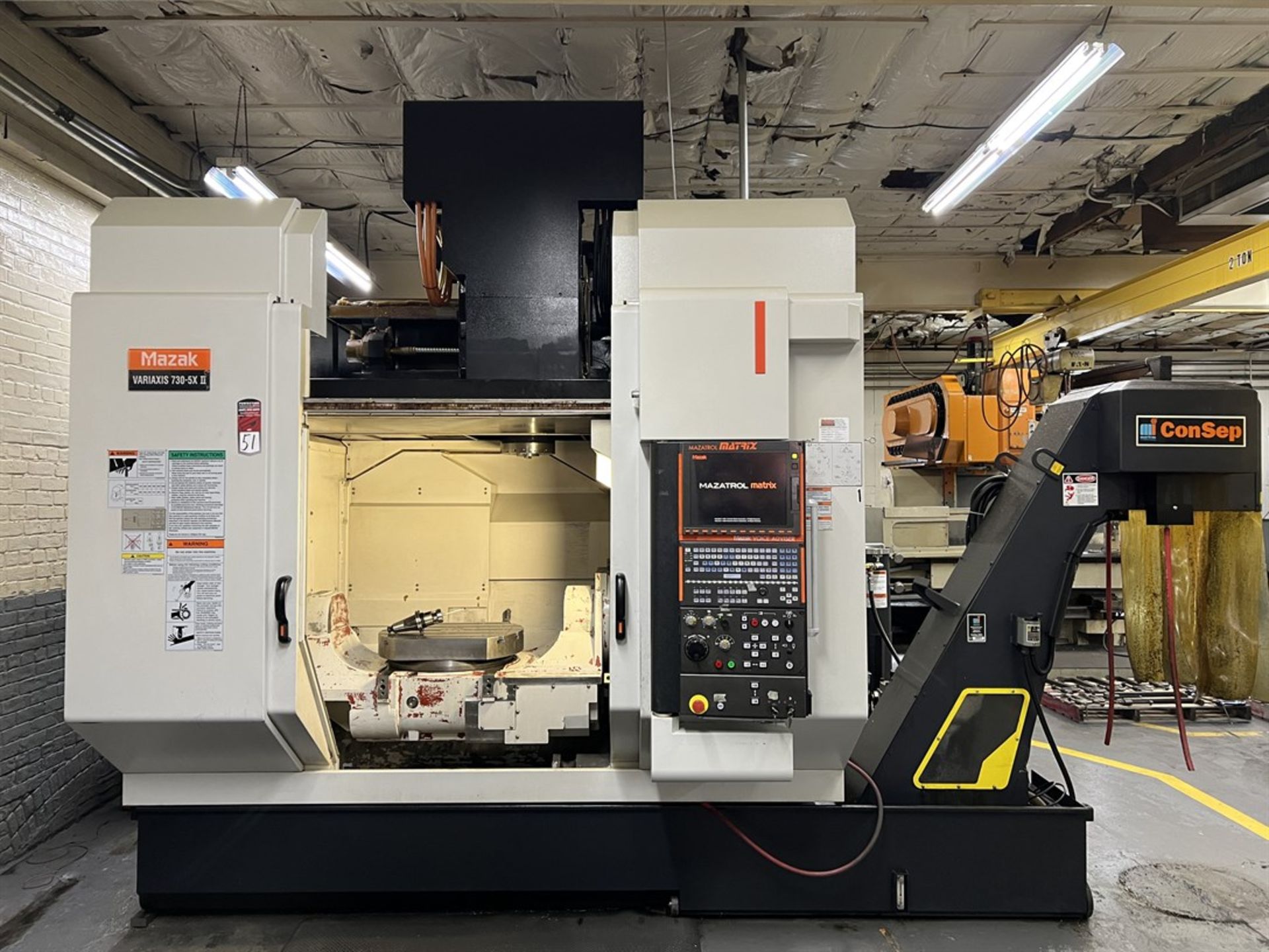 2008 MAZAK VARIAXIS 730-5X-II 5 Axis Vertical Machining Center, s/n 2 203475, w/ MAZATROL MATRIX