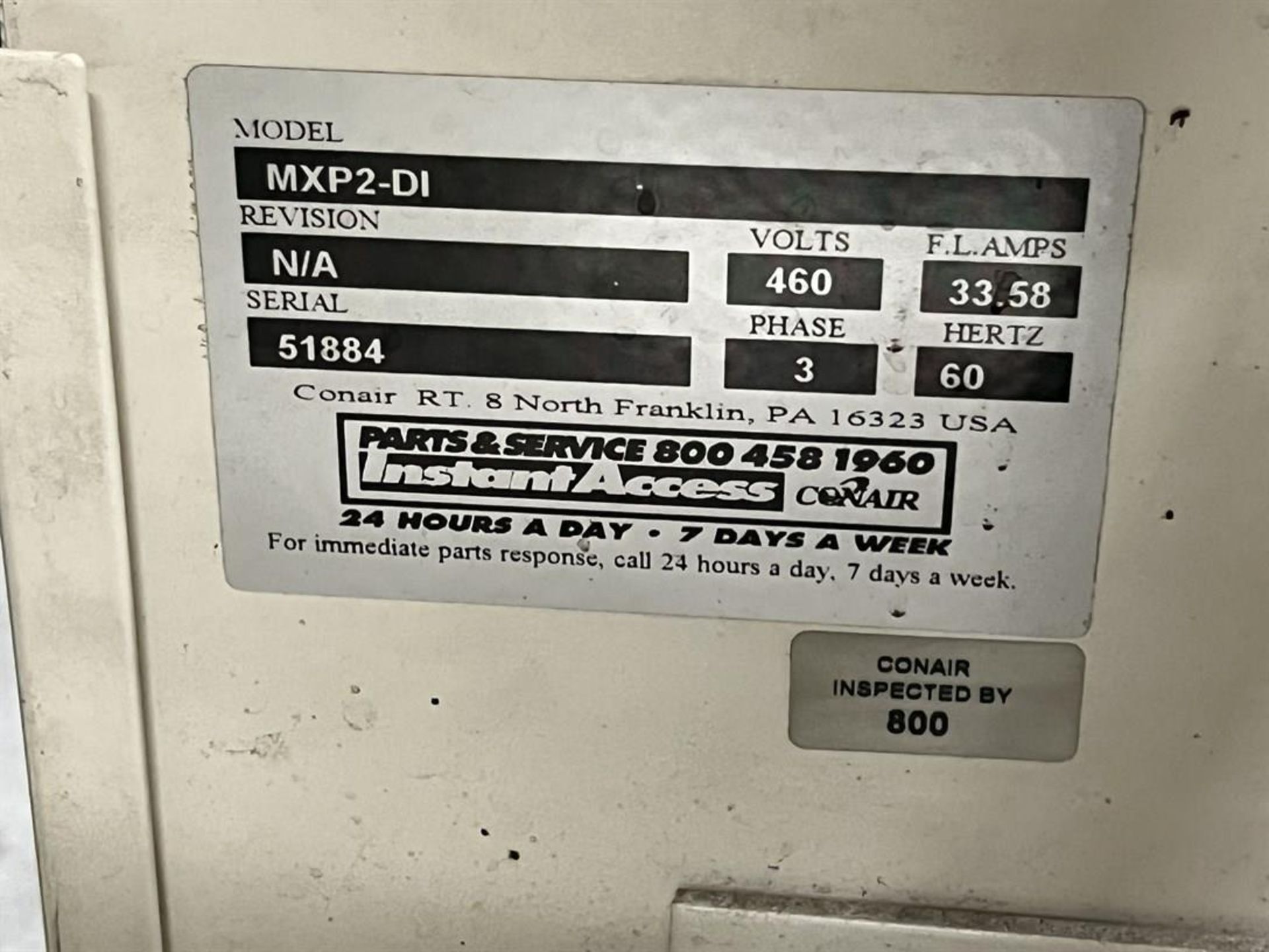 Dual CONAIR MXP2-DI Temperature Controllers, s/n 51884 - Image 4 of 4