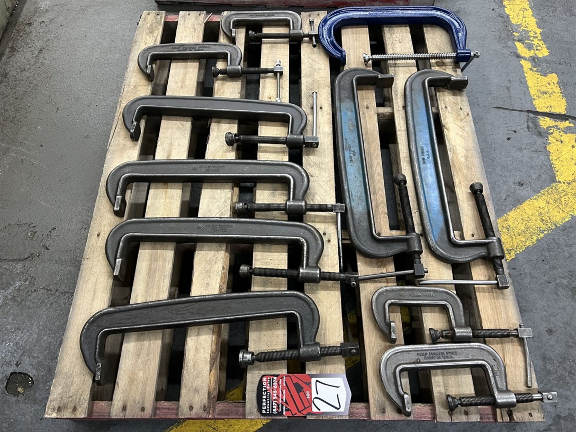 Pallet of Assorted C-Clamps