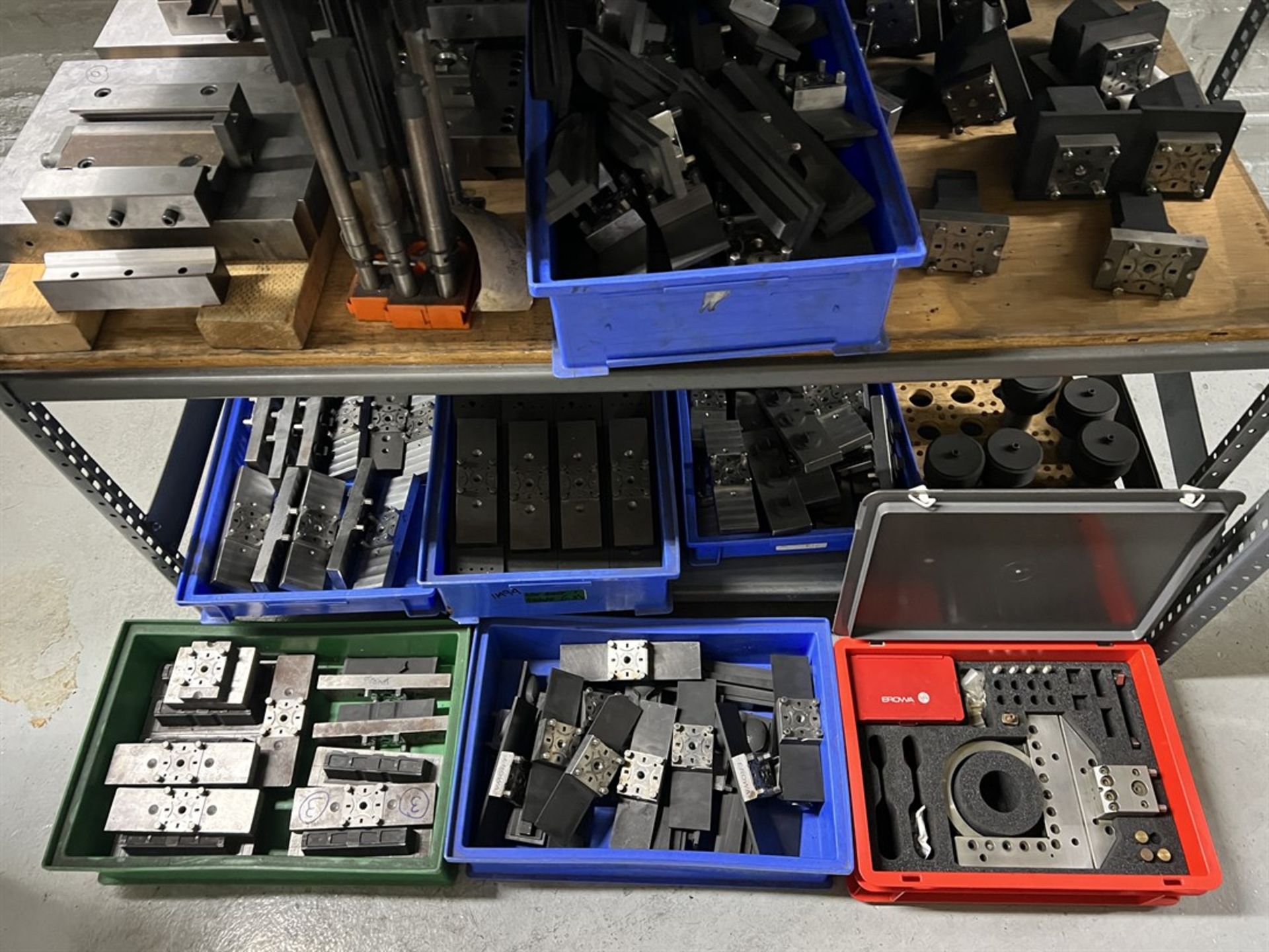 Rack of Assorted EROWA EDM Tooling, Fixtures, and Electrodes - Image 5 of 5