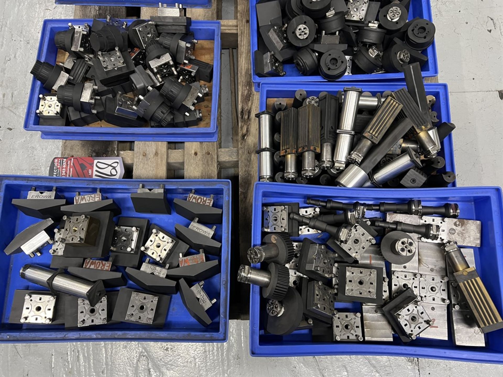 Pallet of Assorted EROWA EDM Tooling, Fixtures, and Electrodes - Image 3 of 4