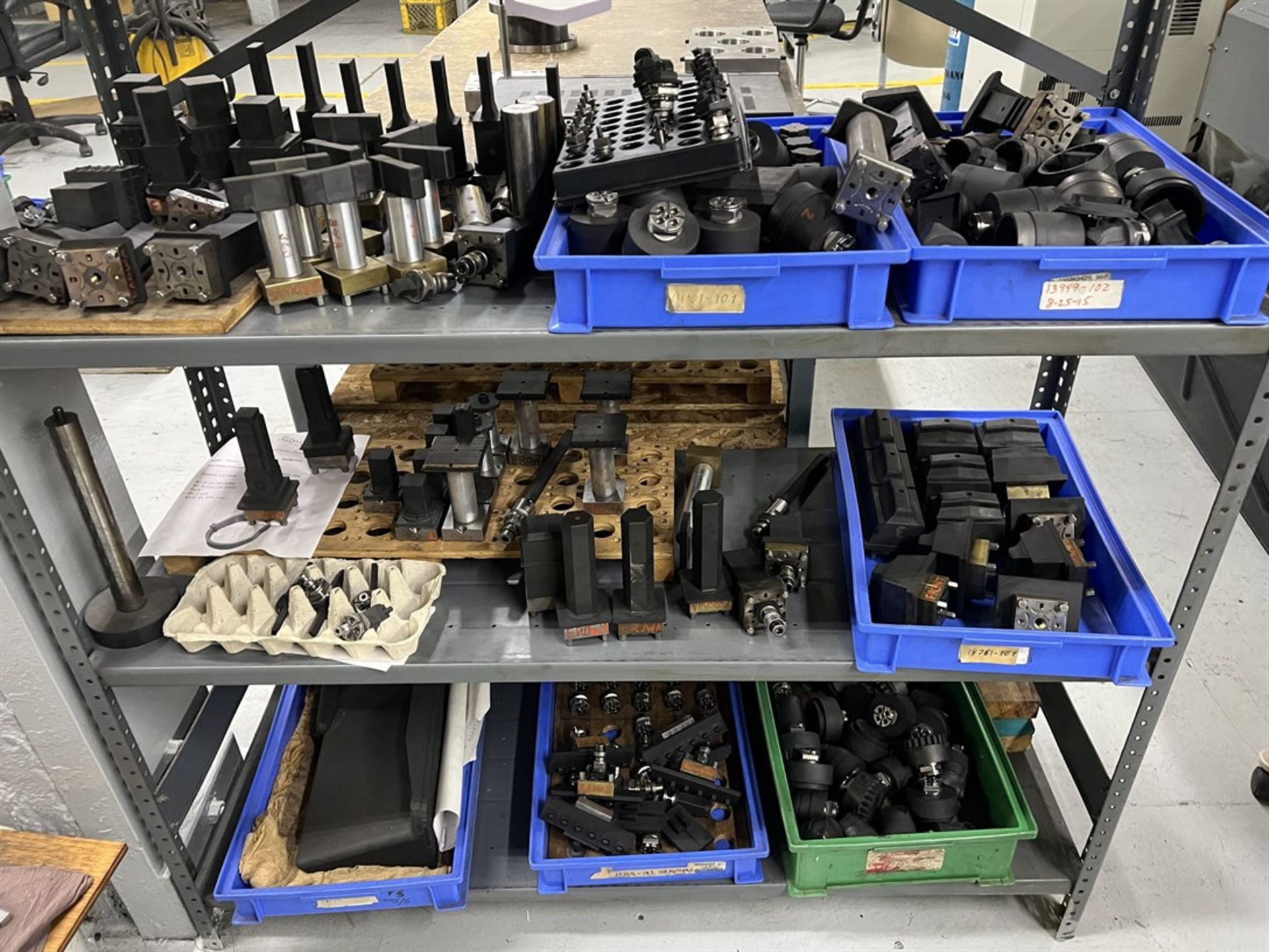 Rack of Assorted EROWA EDM Tooling, Fixtures and Electrodes - Image 4 of 4