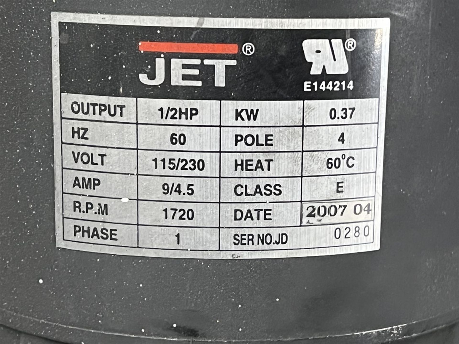 JET HVBS-56M Horizontal Bandsaw, s/n 70526154 - Image 4 of 5