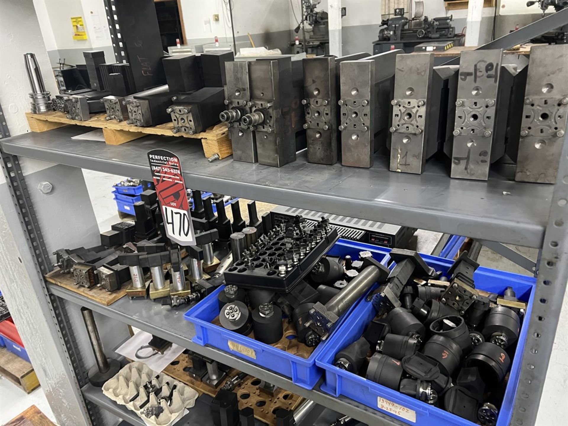 Rack of Assorted EROWA EDM Tooling, Fixtures and Electrodes - Image 2 of 4