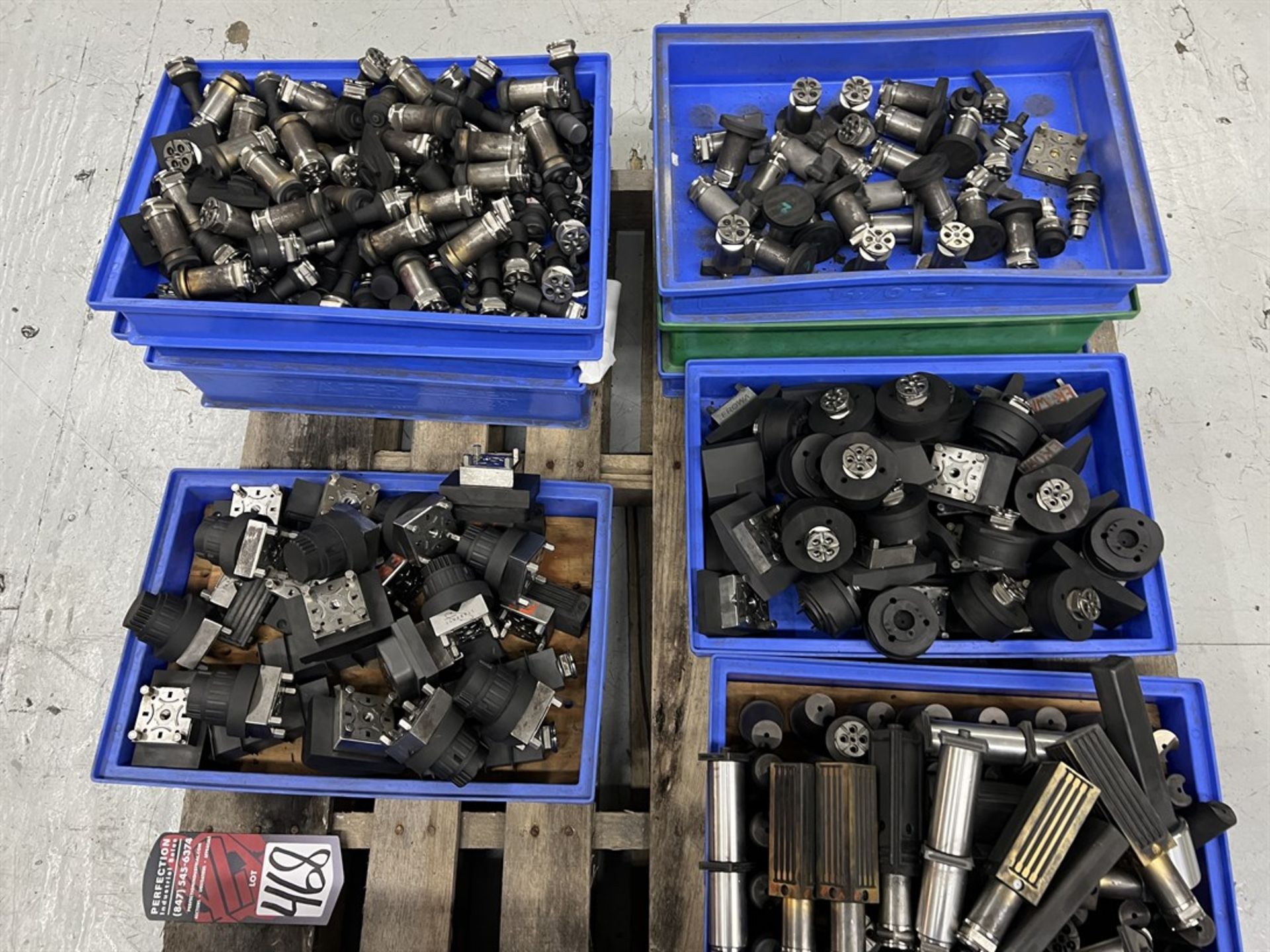 Pallet of Assorted EROWA EDM Tooling, Fixtures, and Electrodes - Image 4 of 4