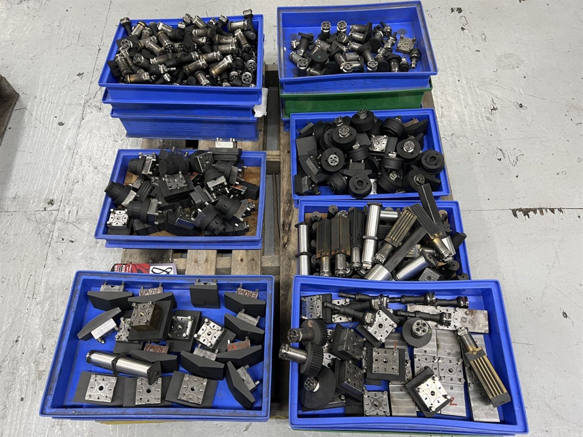 Pallet of Assorted EROWA EDM Tooling, Fixtures, and Electrodes - Image 2 of 4