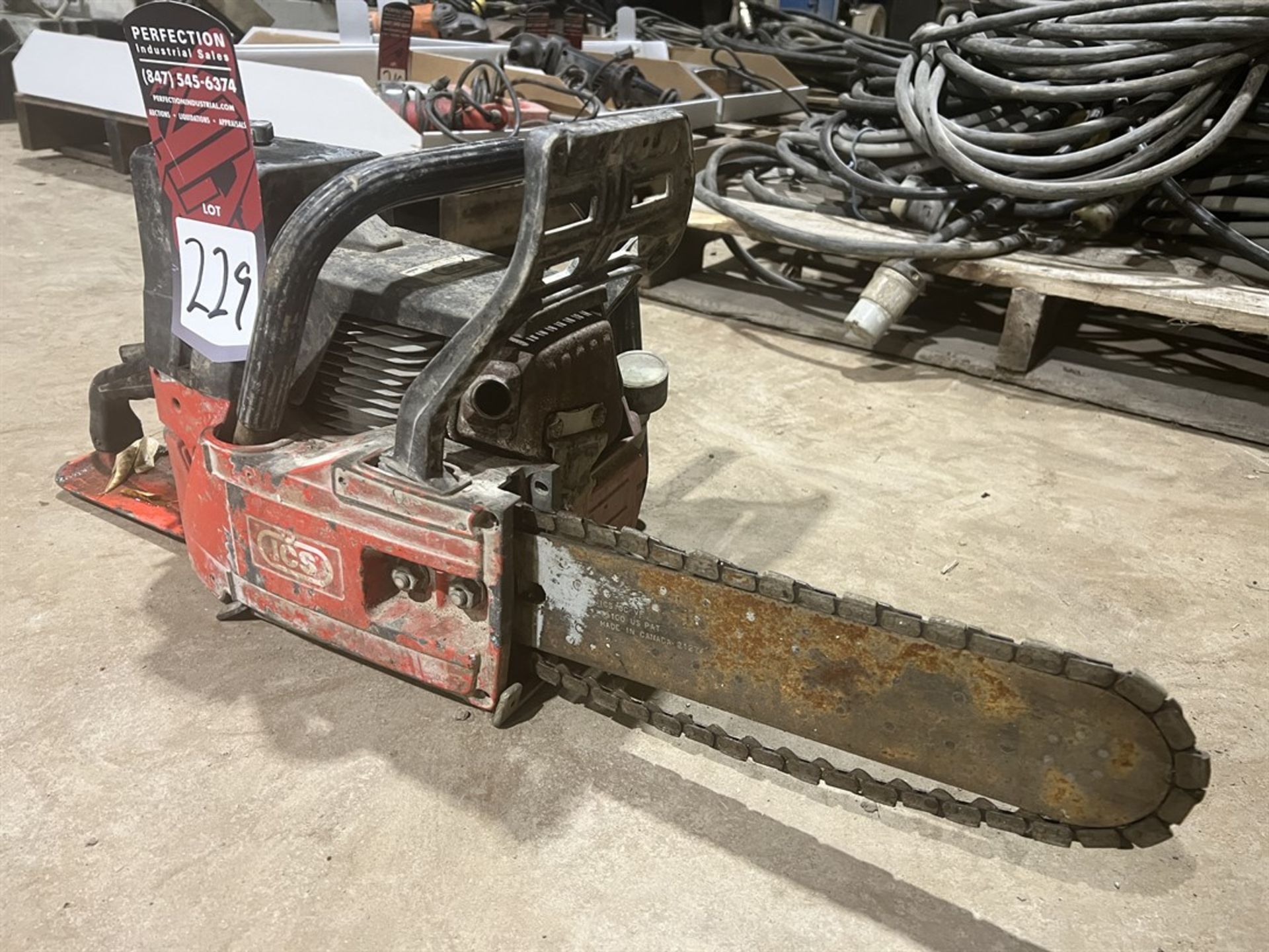 ICS 623G Chain Saw, s/n 101708