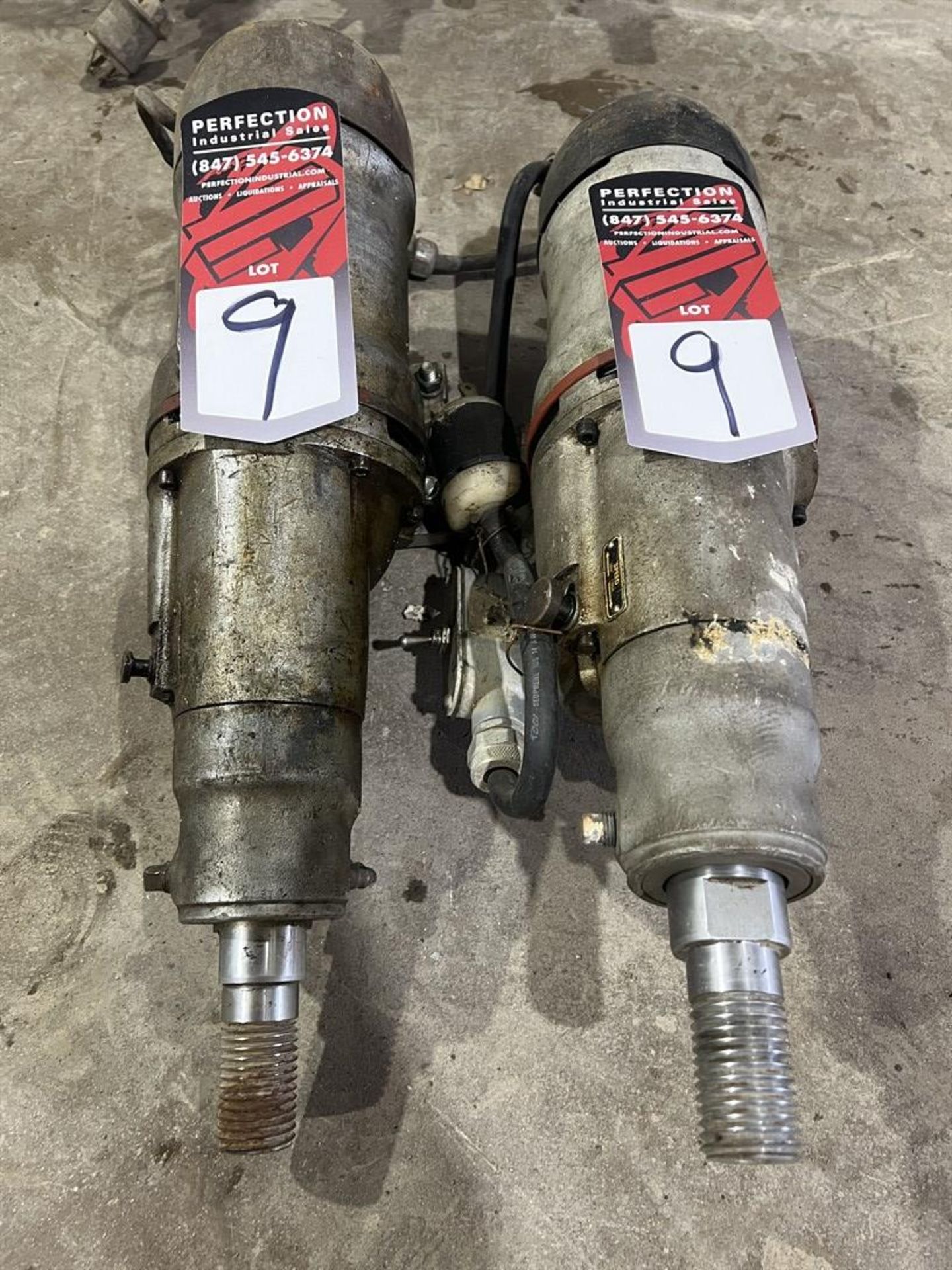 Lot of (2) CORE BORE 2-Speed 748 Core Drill Motor, (Dove Tail Not Included) - Image 2 of 3