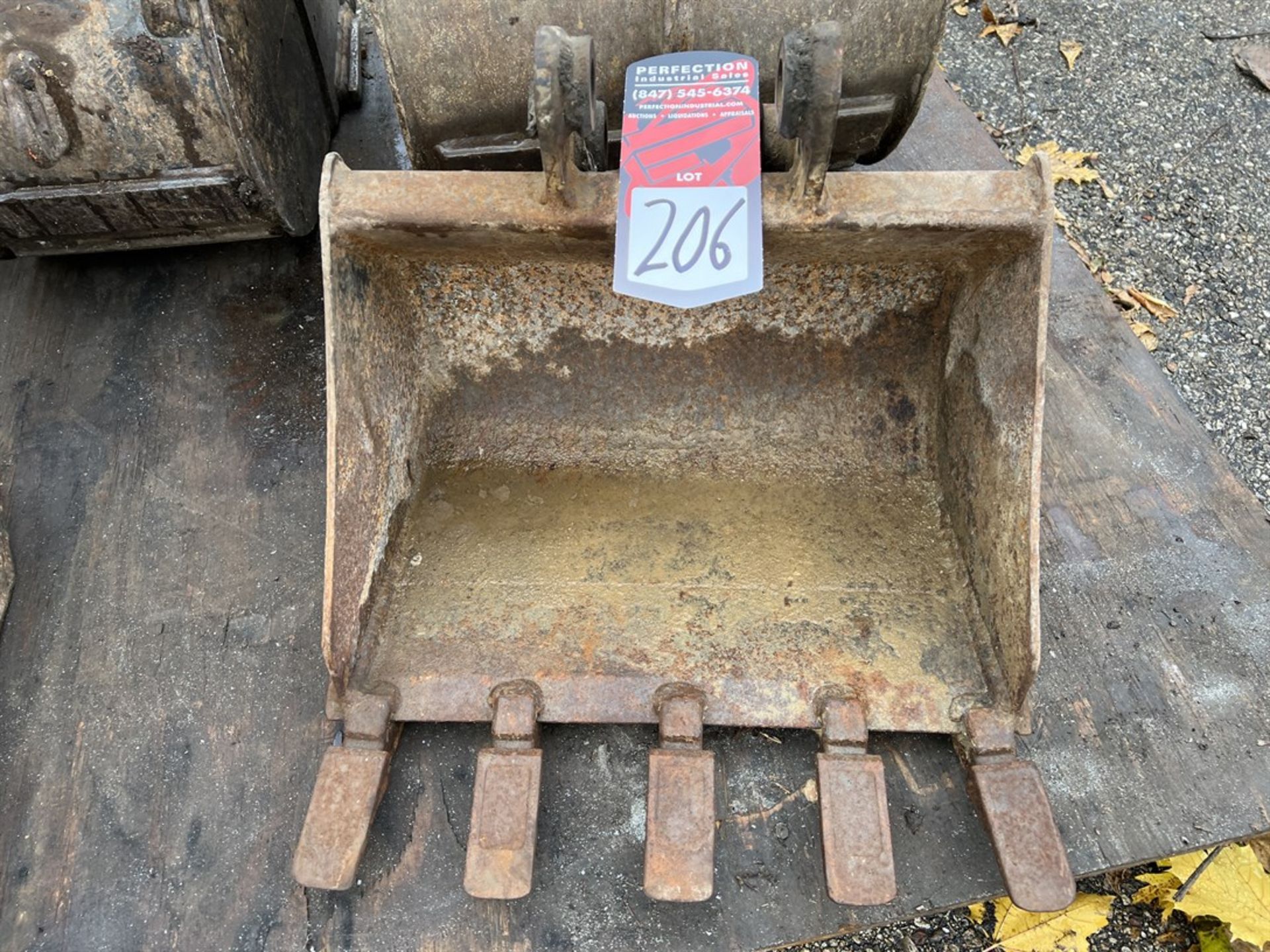 Toothed Bucket Attachment for Mini Excavator - Image 2 of 2