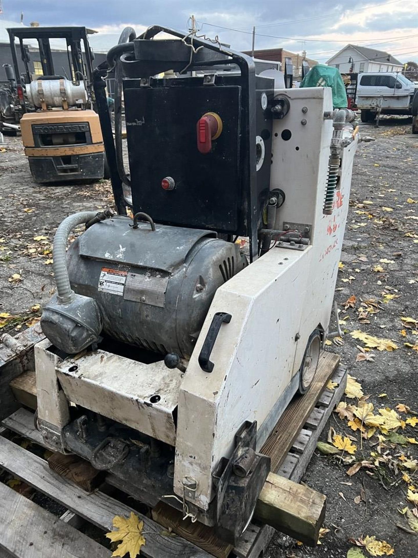 CORE CUT CC4000D Core Cut Walk Behind Saw, s/n 1272158, 534 Hours, 30" Max Blade Dia, 12-3/8" Max