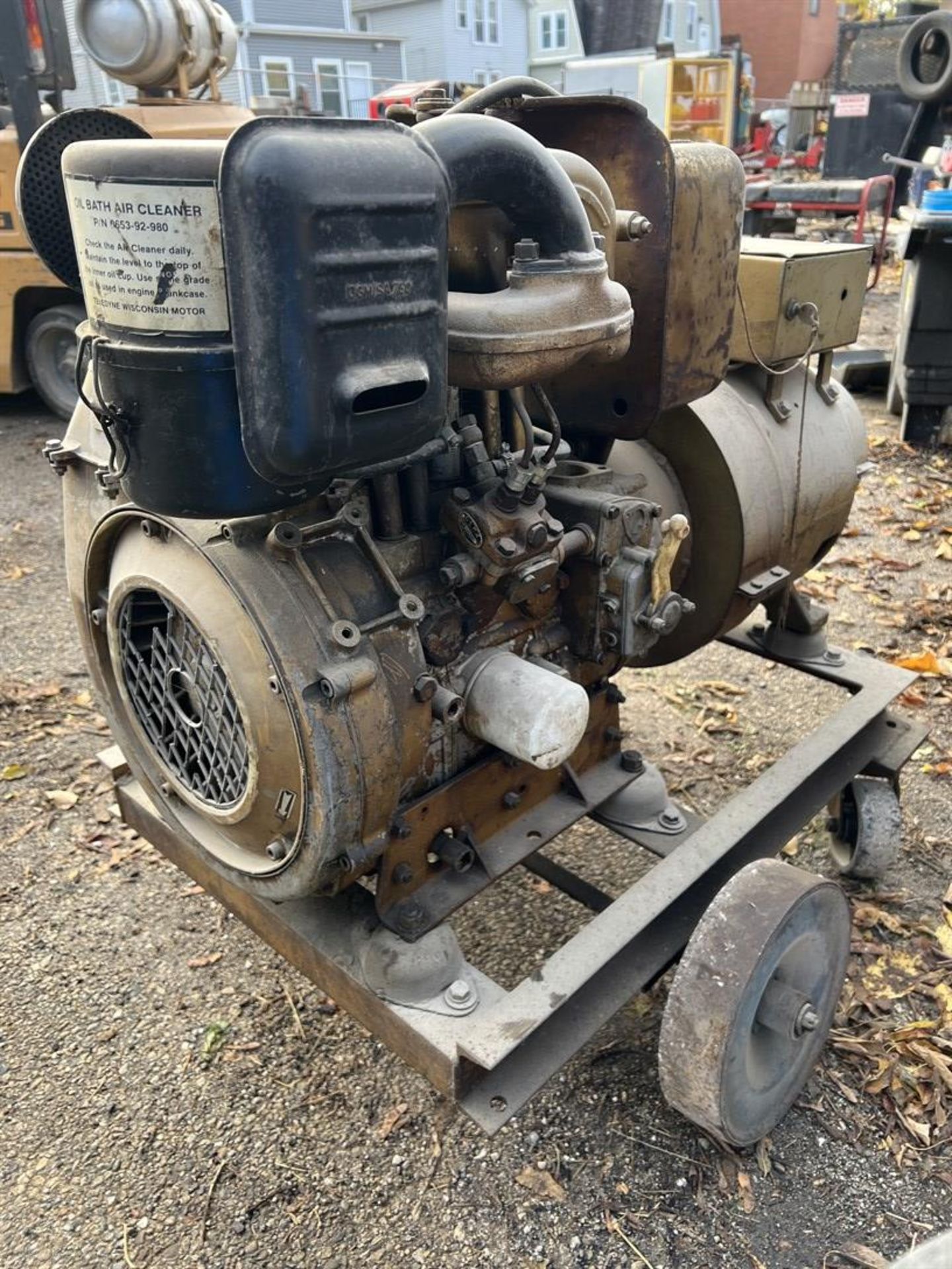 KURZ & ROOT E1535M773F Generator, s/n PU-286NH, 5 KW, 6.25 KVA, w/ Wisconsin Diesel Engine - Image 7 of 7