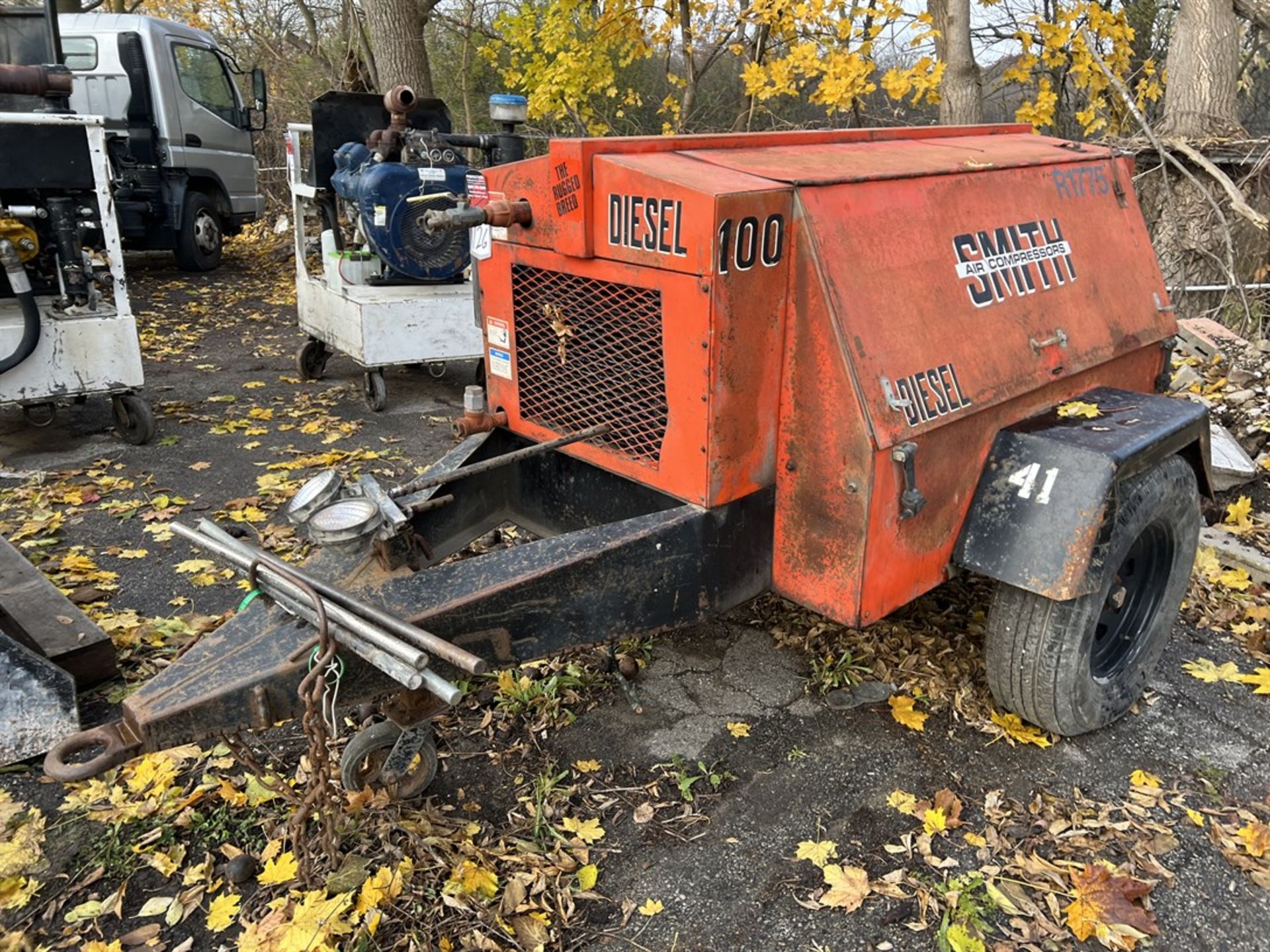 SMITH 100DP Diesel Portable Air Compressor, s/n E103681-10/96 - Image 2 of 8