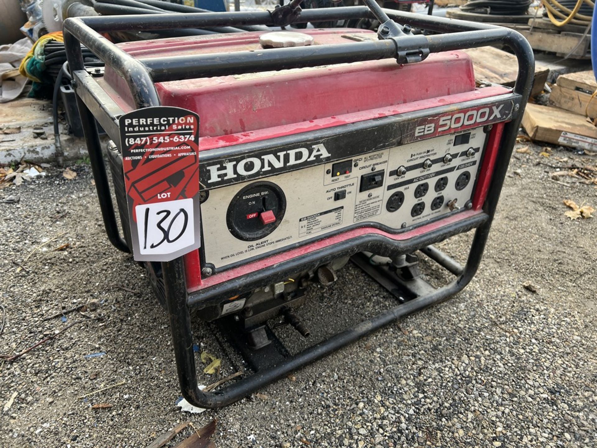 HONDA EB 5000X Generator, 5000W, Gas