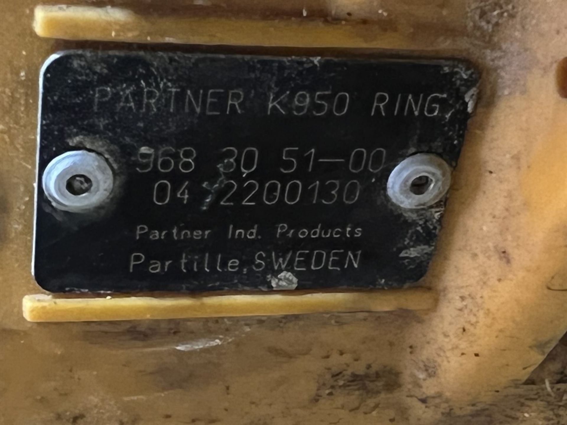 PARTNER K950 Ring Saw, s/n 042200130 - Image 3 of 3