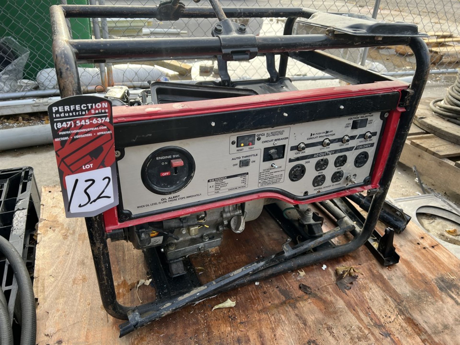 HONDA EB 5000X Generator, 5000W, Gas