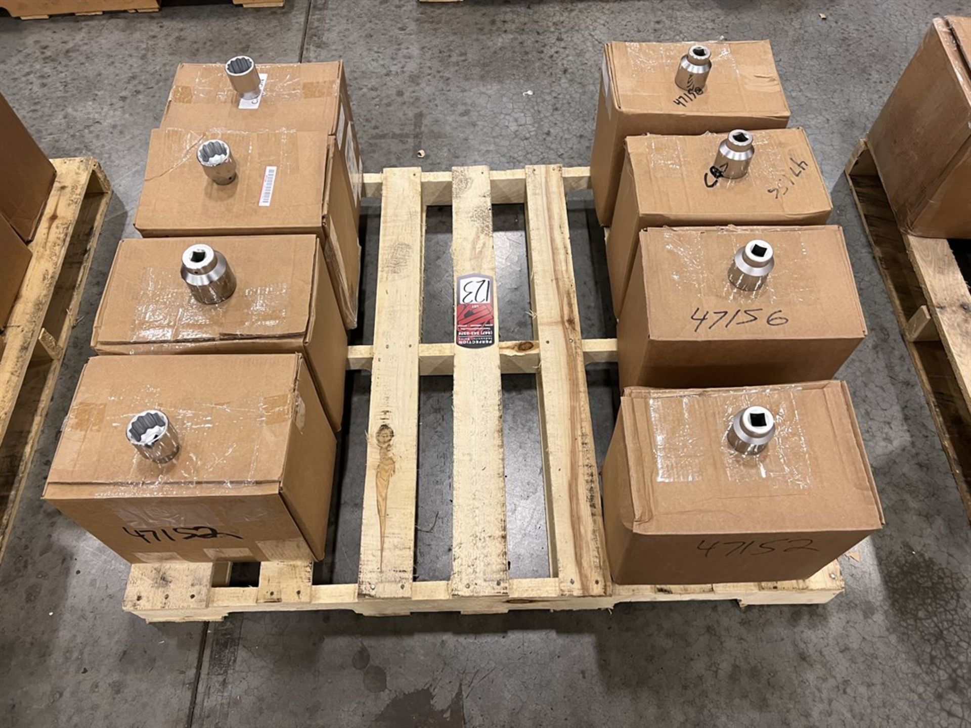 Pallet of 3/4" Drive Chrome Sockets up to 2-1/8"
