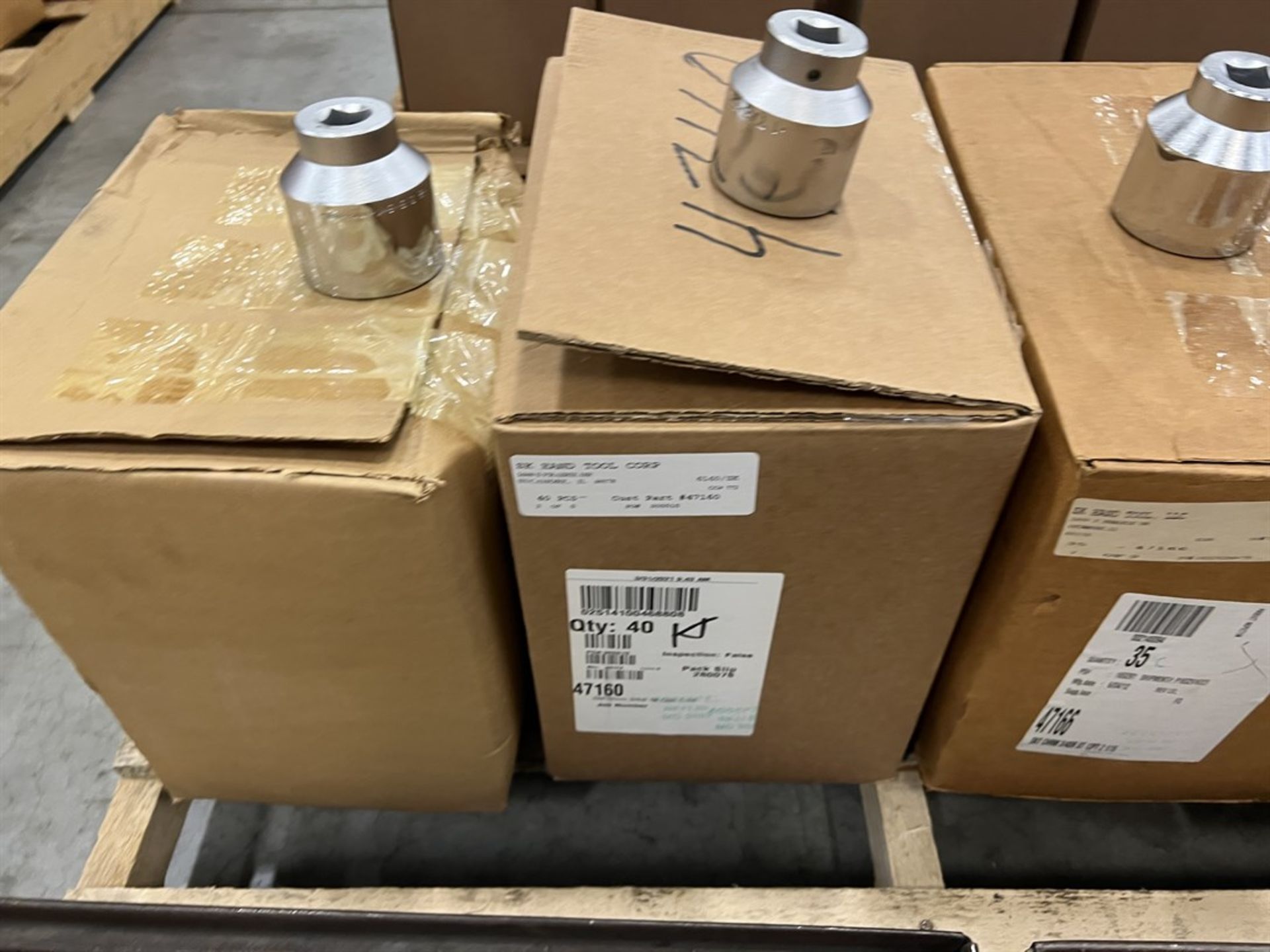 Pallet of 3/4" Drive Chrome Sockets up to 2-3/8" w/ 3/4" Extensions - Image 4 of 5