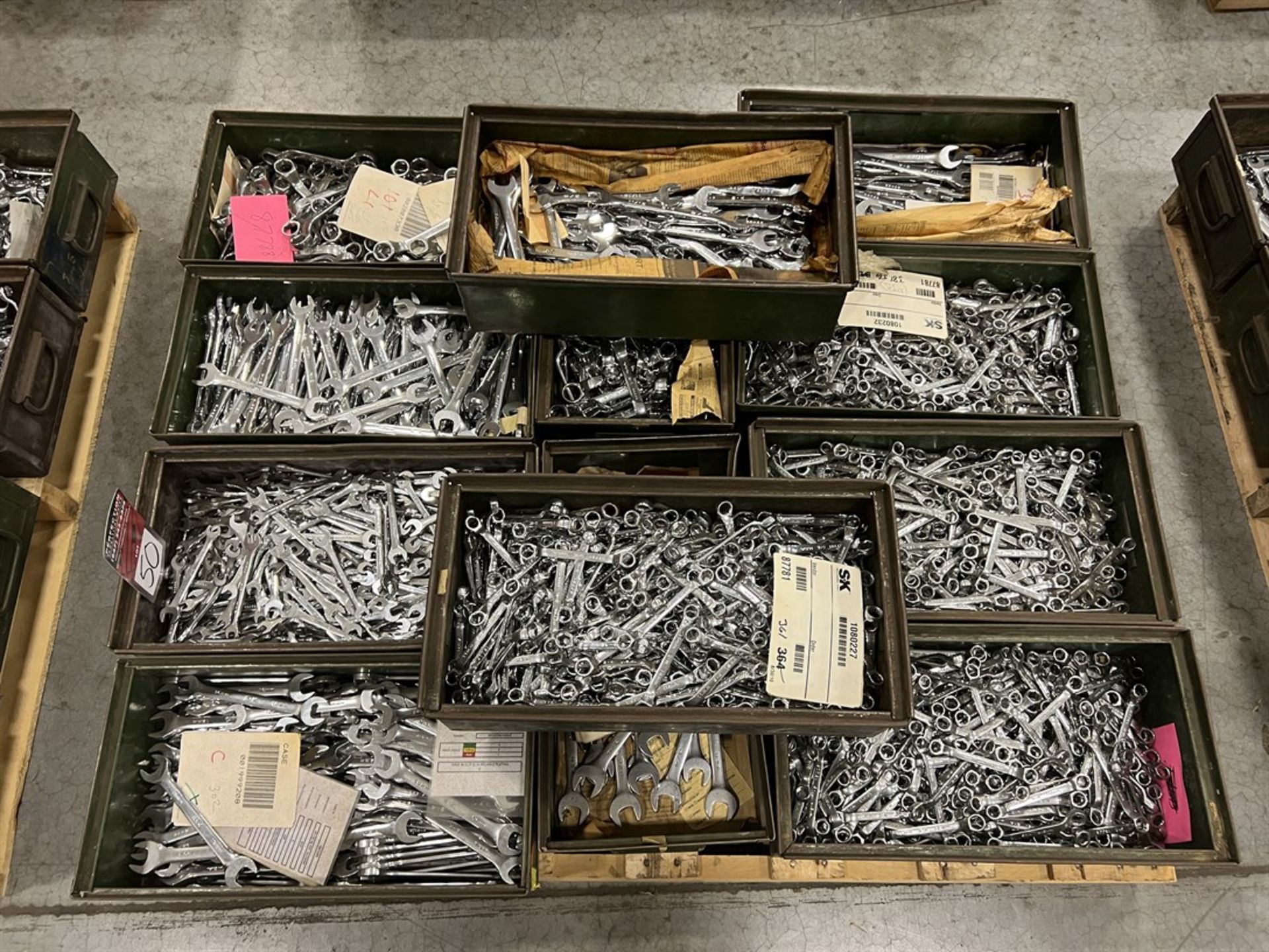 Pallet of Assorted Wrenches