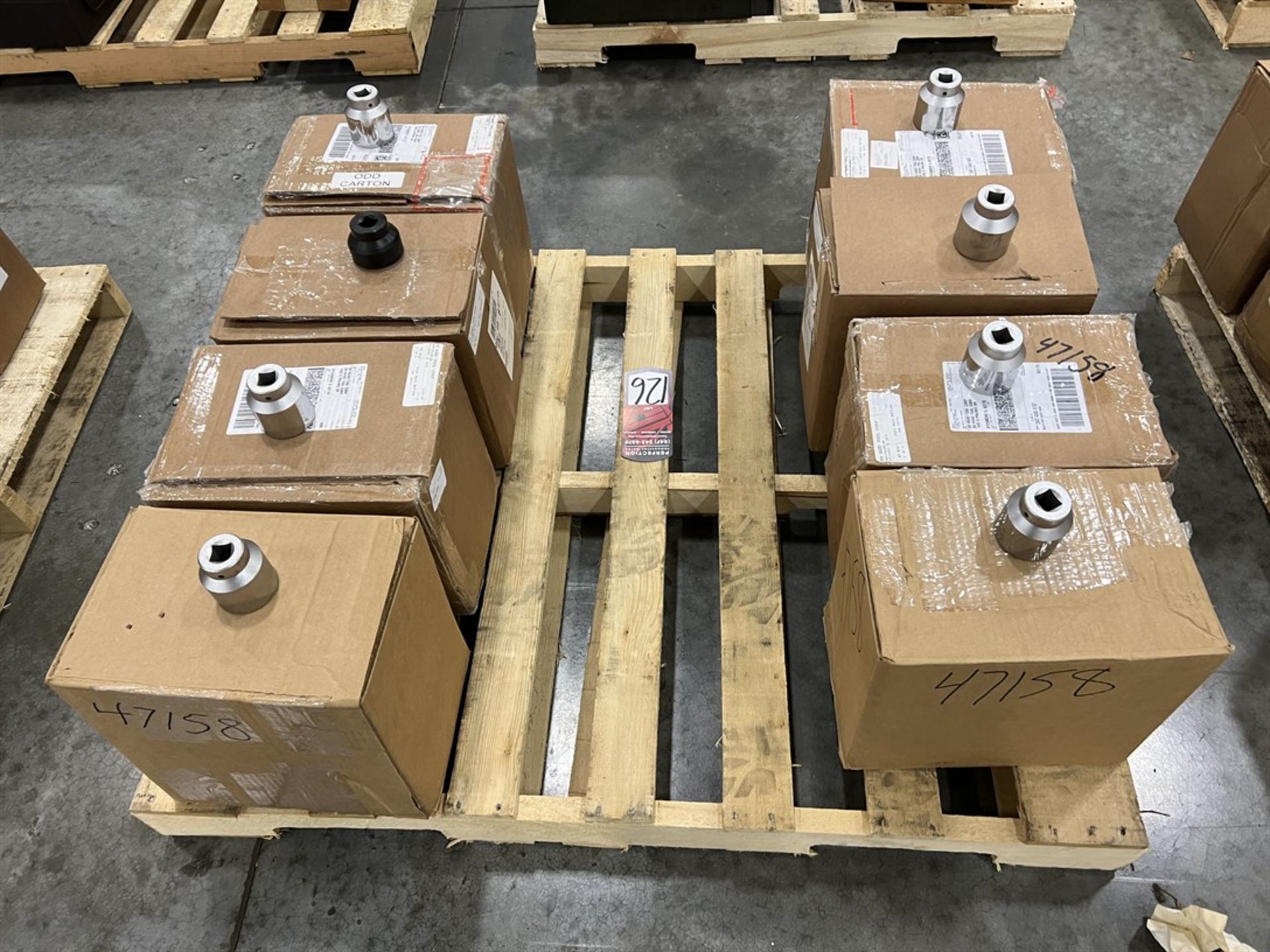 Pallet of 3/4" Drive Chrome Sockets up to 2"