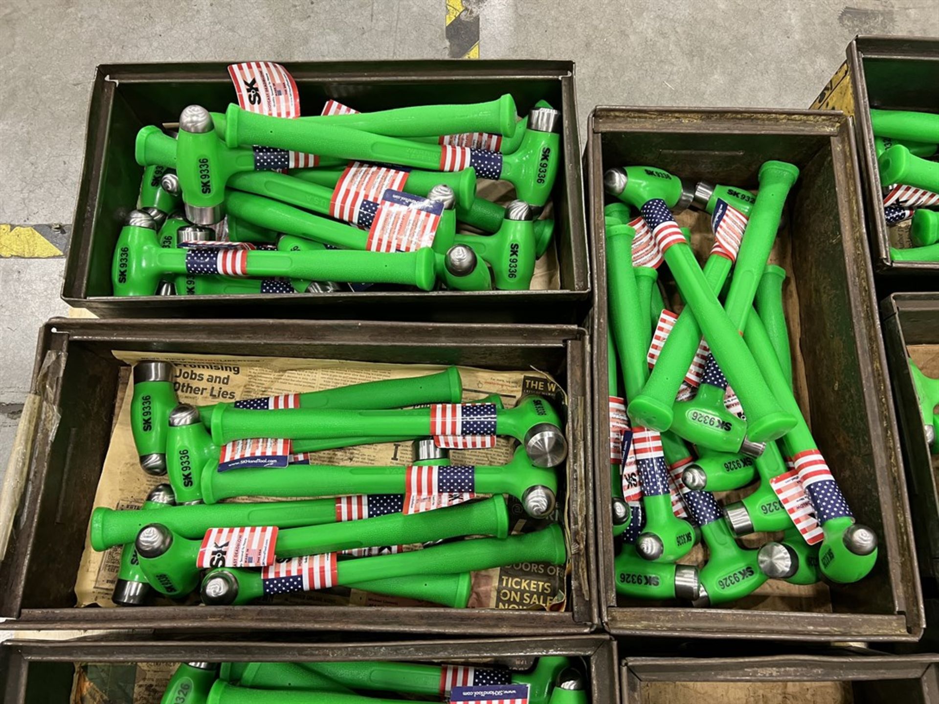 Pallet of Large Assortment of SK Dead Blows and Ball Peen Hammers Including 9326, 9132, 9336, - Image 3 of 5