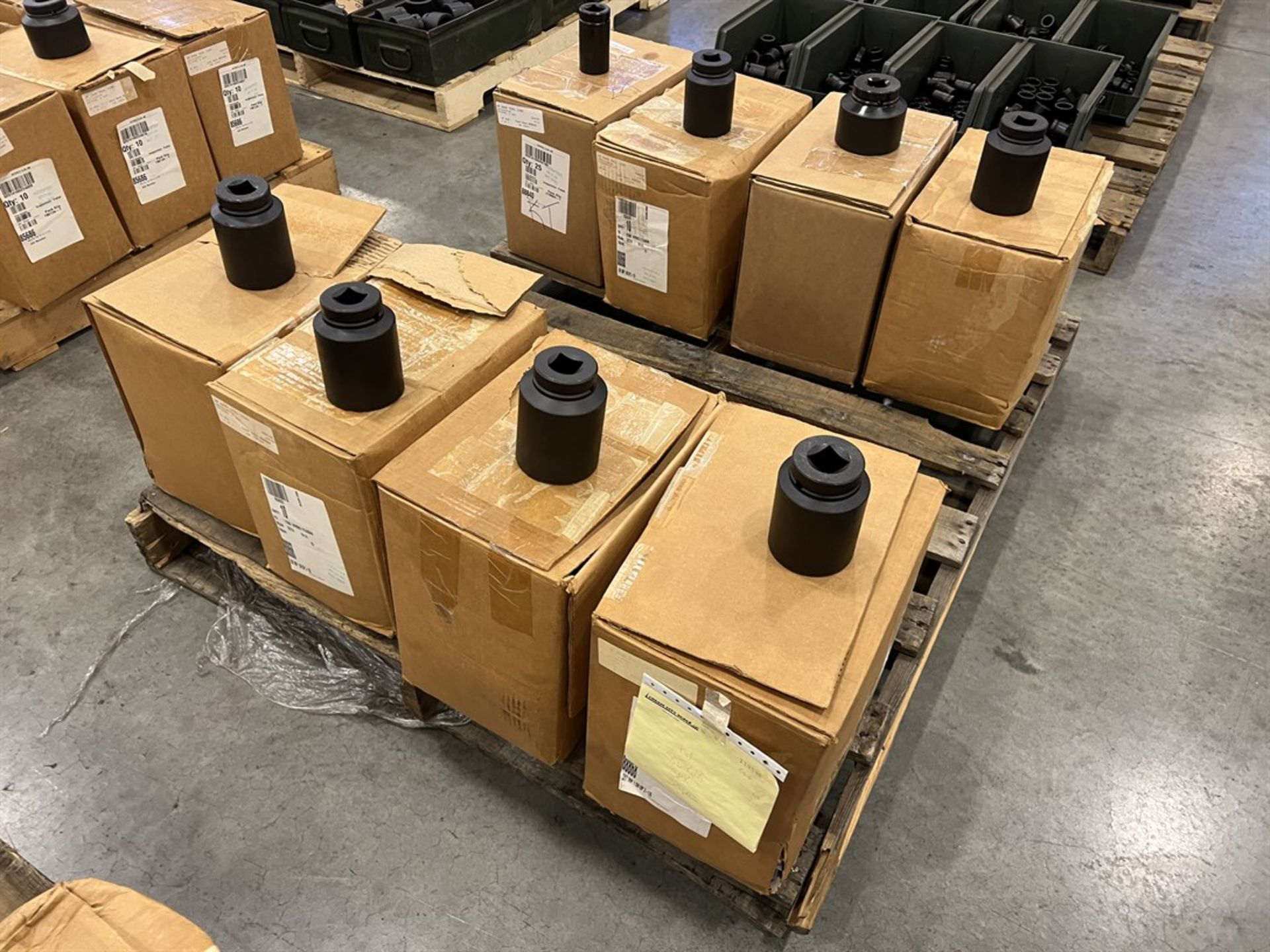 Pallet of 1" Drive Impact Sockets from 1-1/4" to 2-3/4"
