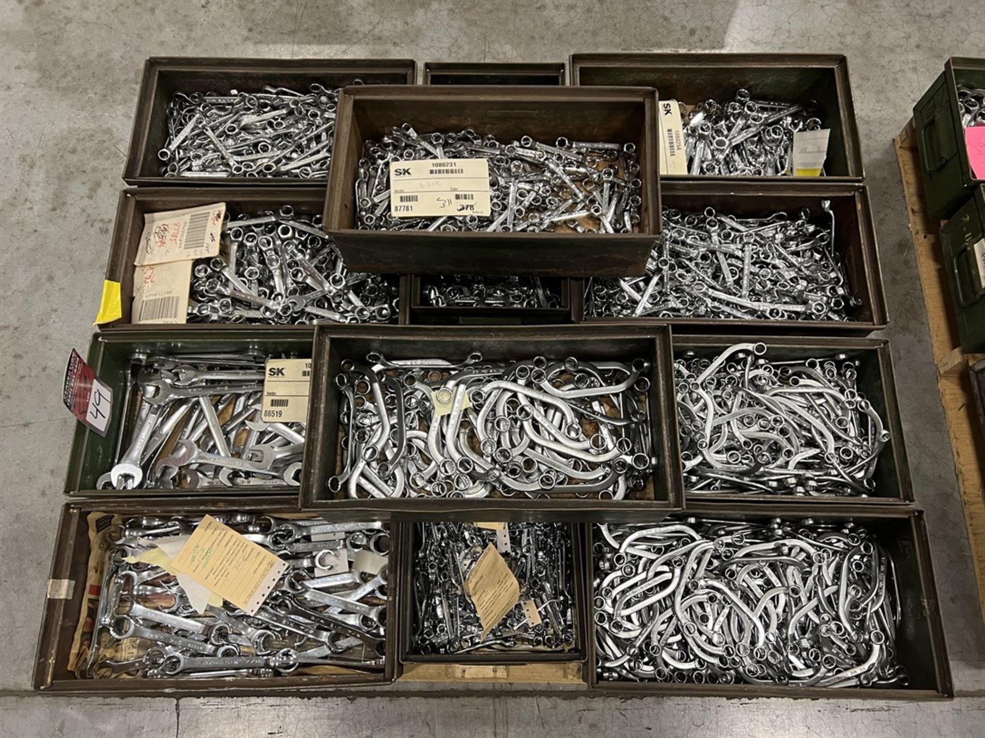 Pallet of Assorted Wrenches